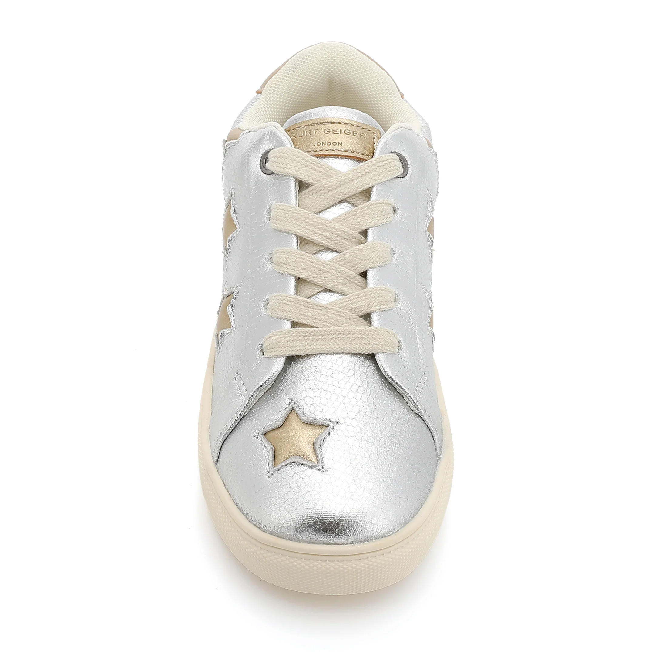 Mini Lane Star Sneaker  - Big Kid Silver Gold - Image 4