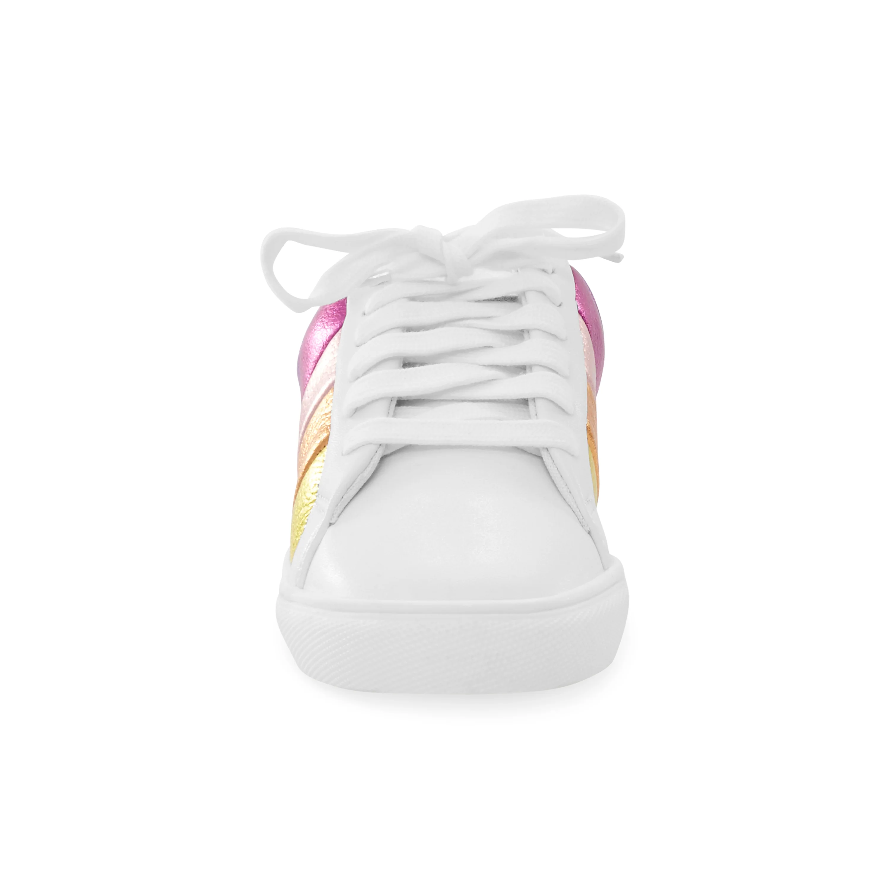 Mini Lane Stripe Sneaker - Big Kid White - Image 4