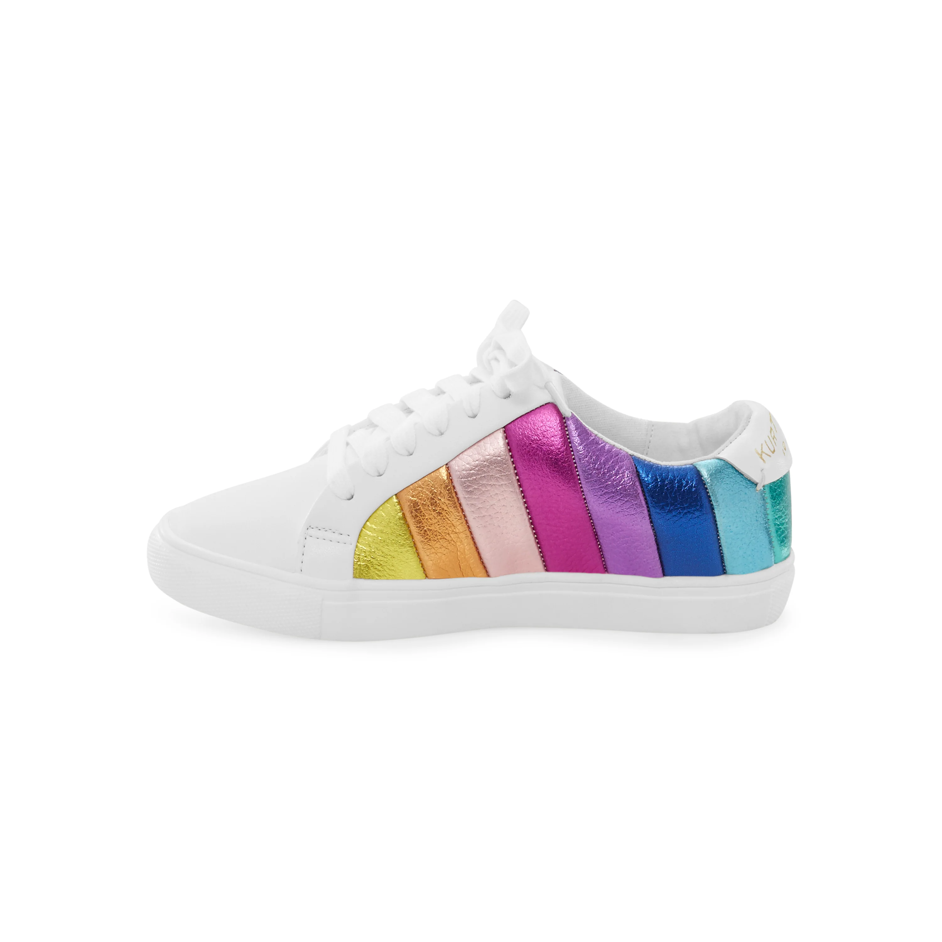 Mini Lane Stripe Sneaker - Big Kid White - Image 7