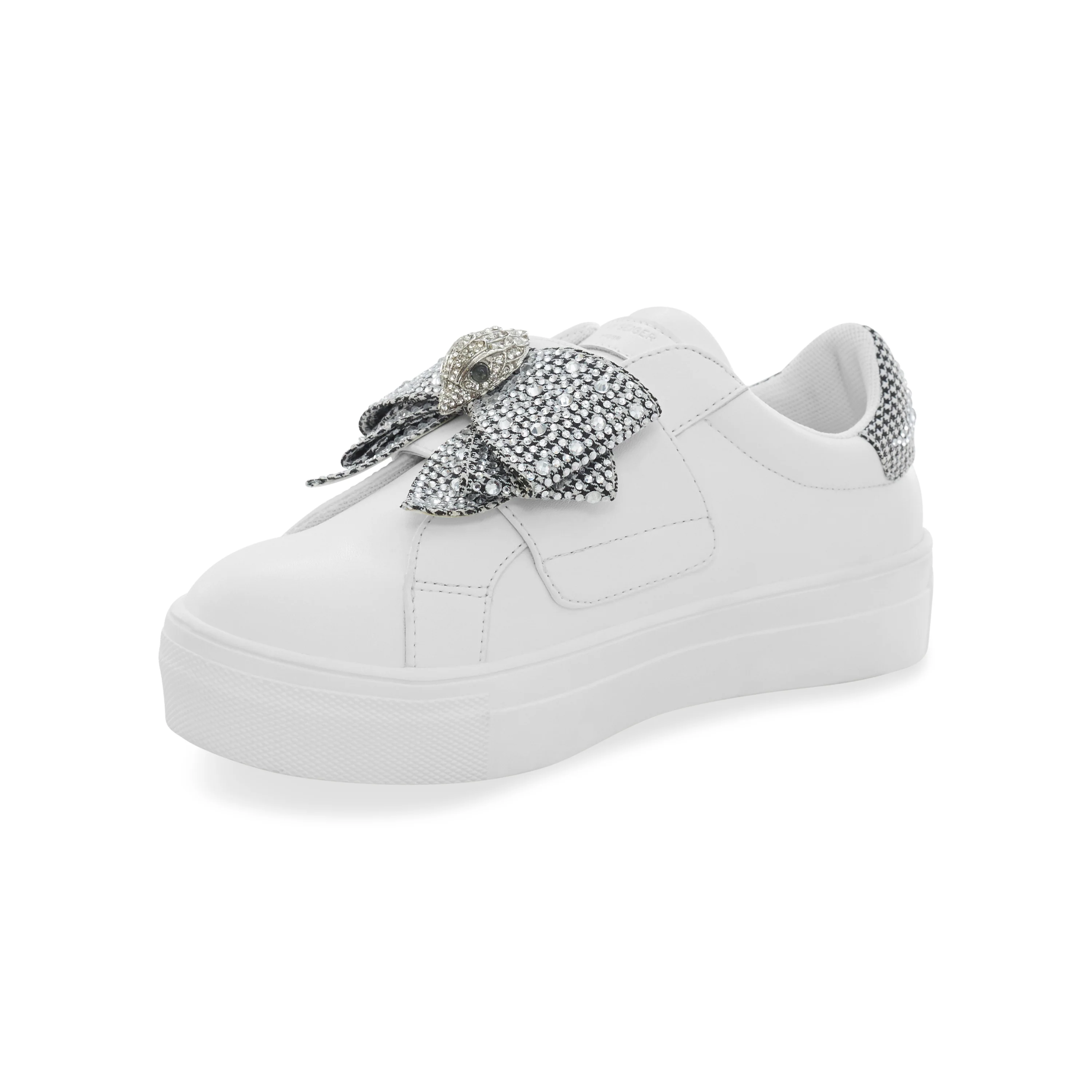 Mini Laney Bow Sneaker - Big Kid White - Image 8