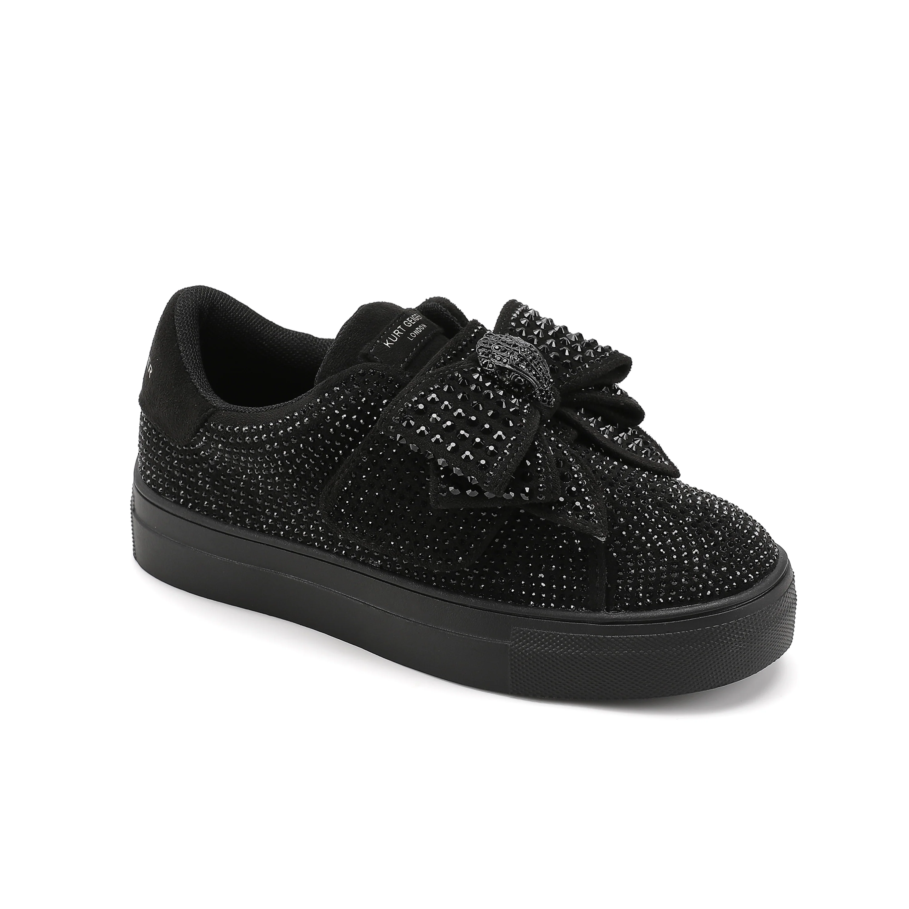 Mini Laney Bow Sneaker - Big Kid Black - Image 2