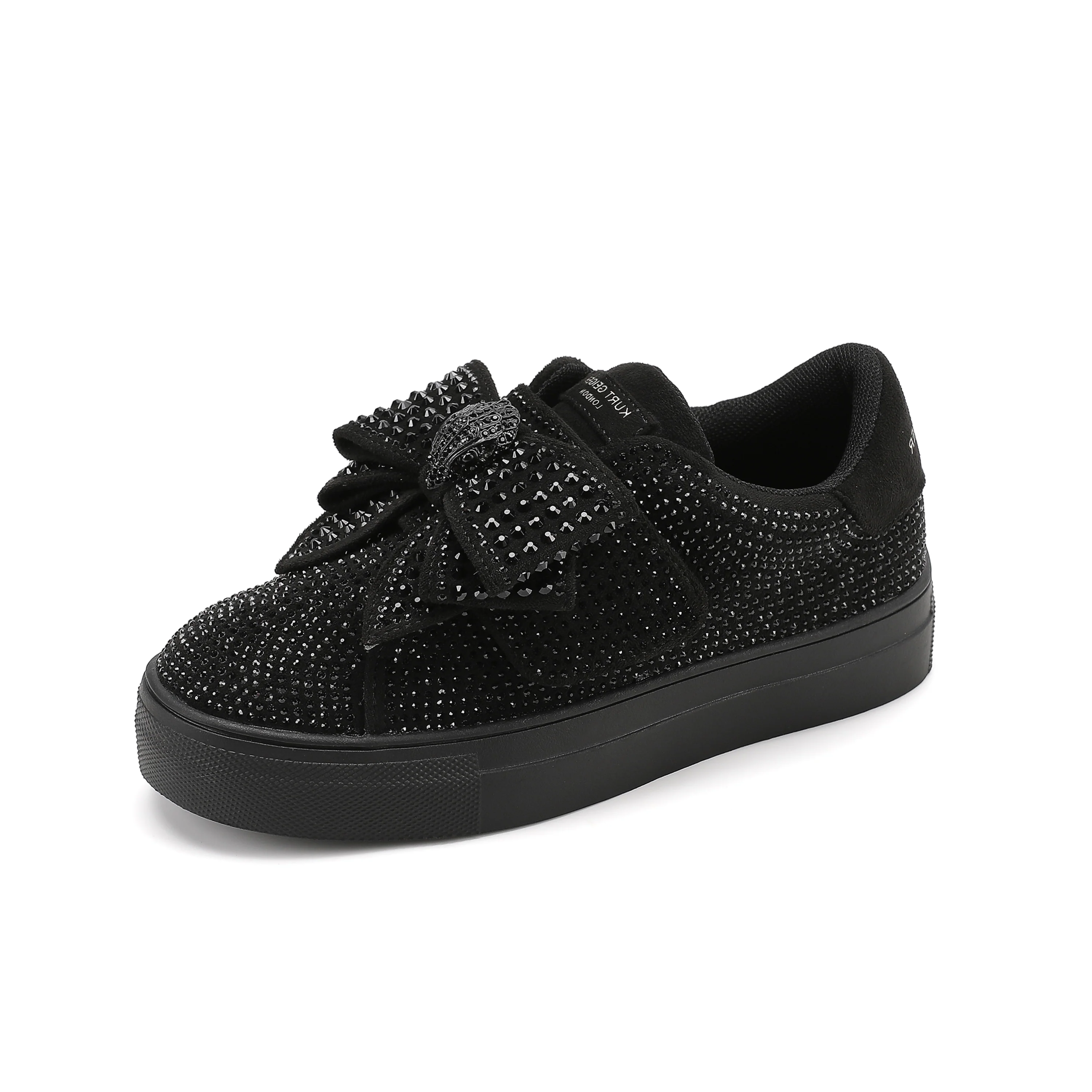Mini Laney Bow Sneaker - Big Kid Black - Image 7
