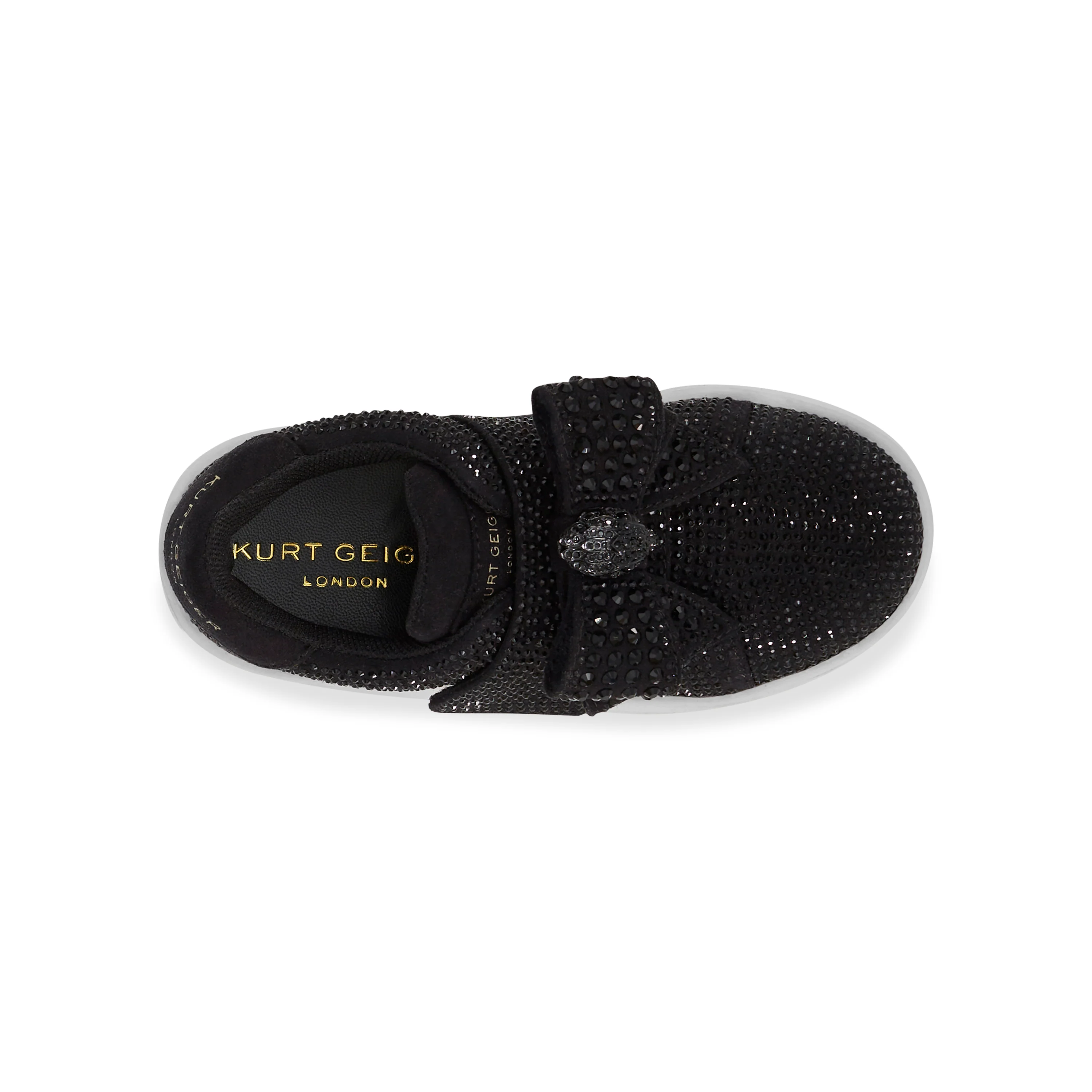 Mini Laney Bow Sneaker - Big Kid Black/White - Image 5