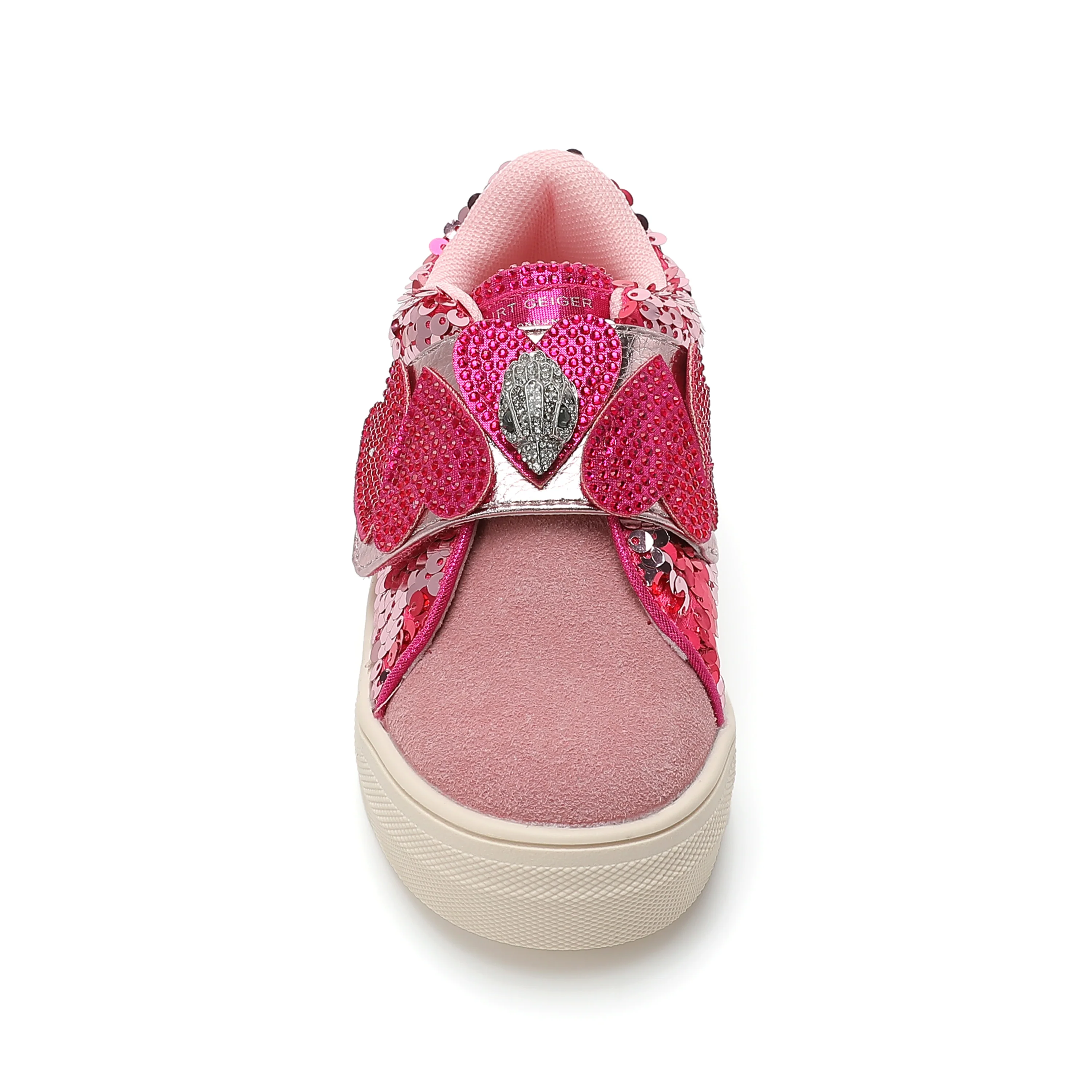 Mini Laney Heart Strap Sneaker  - Little Kid Pink - Image 3