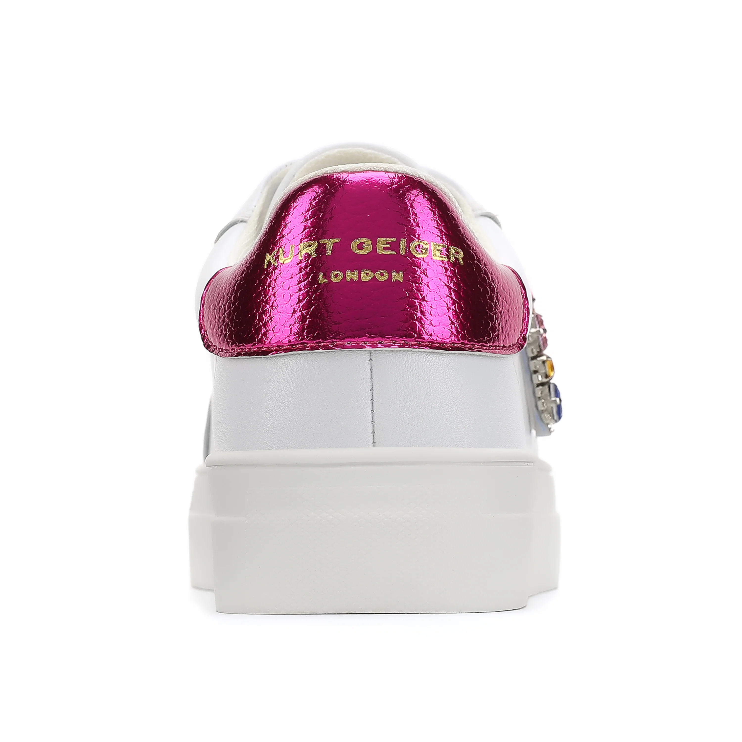 Mini Laney Love Heart Sneaker  - Big Kid White - Image 3