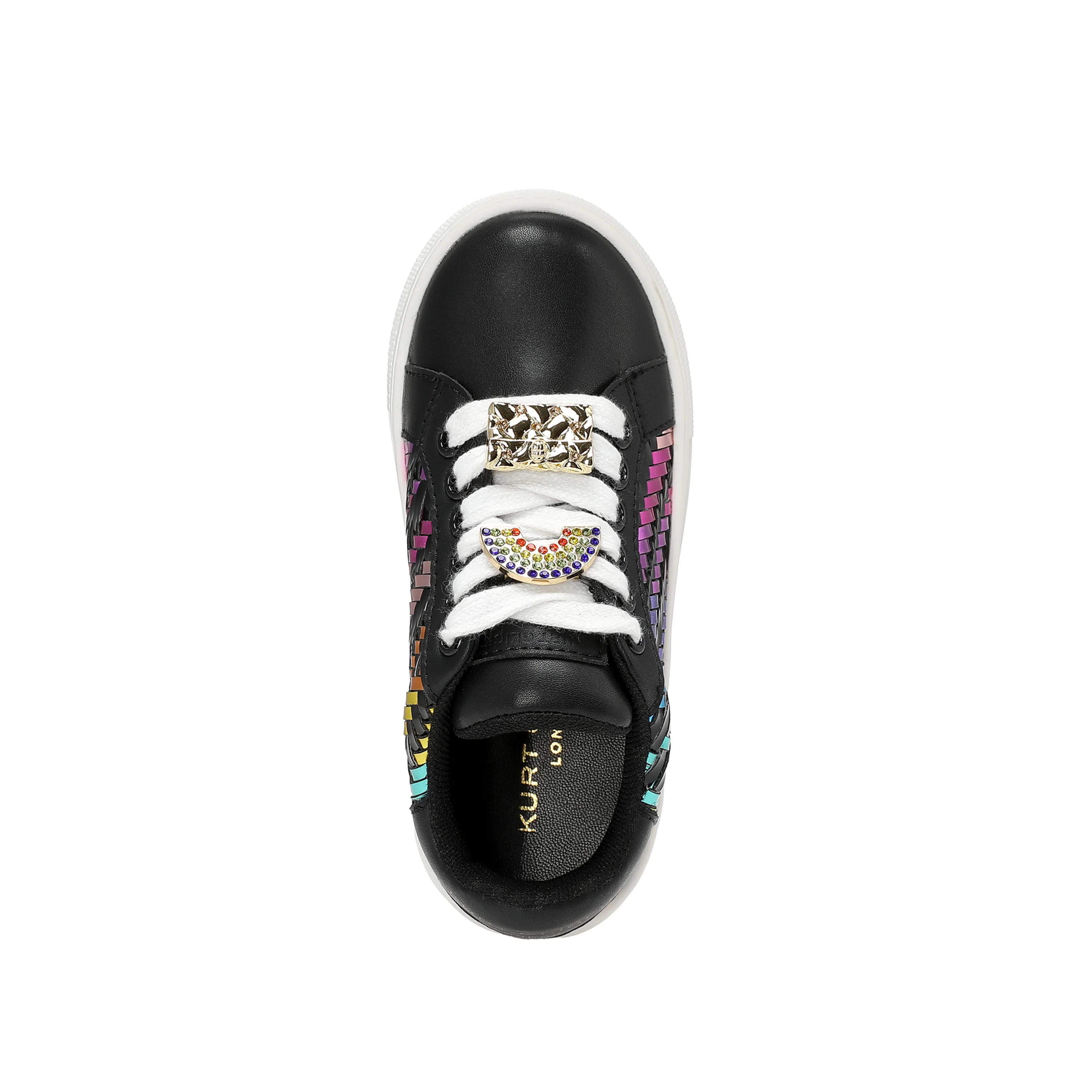 Mini Laney Weave Sneaker - Little Kid Black Multi - Image 5