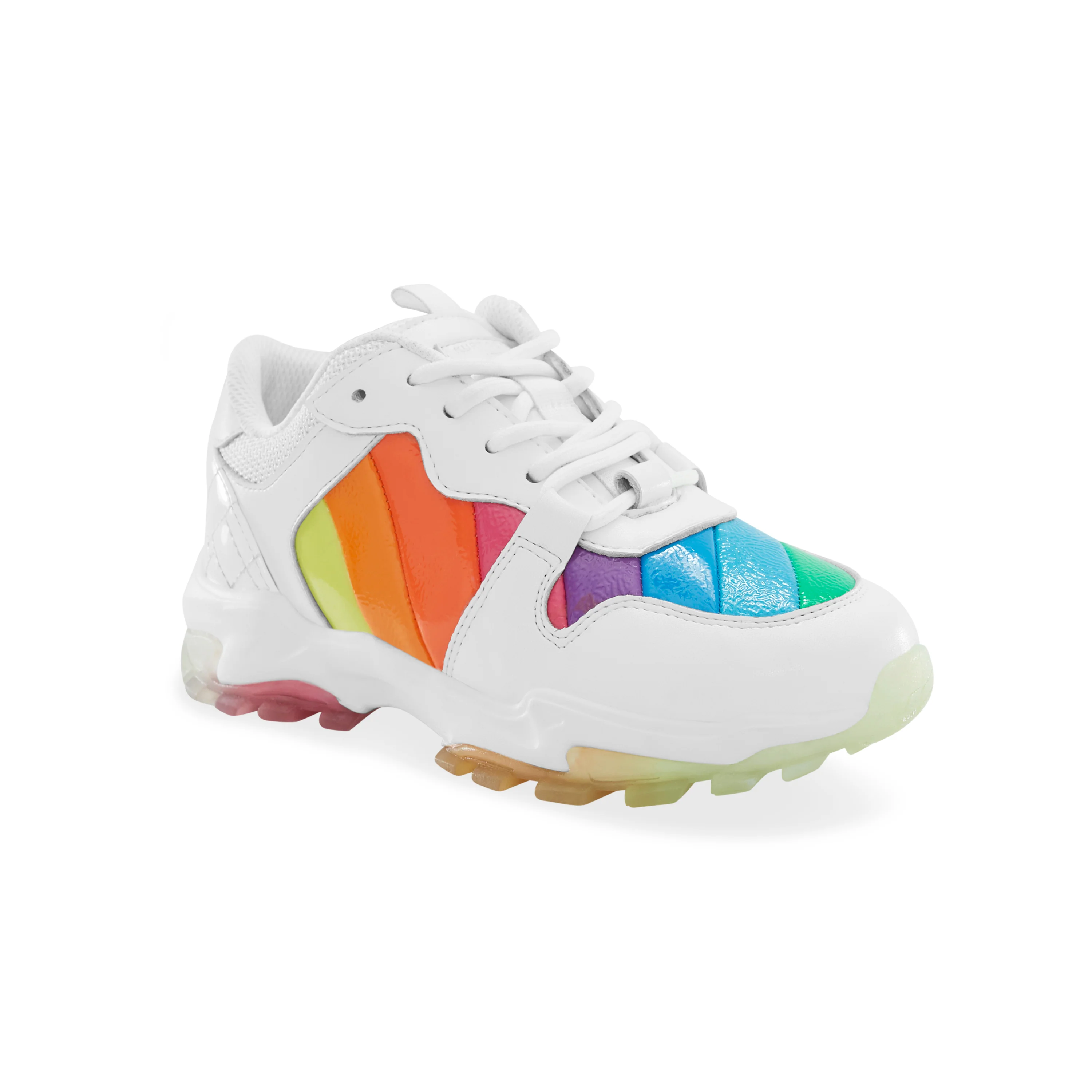 Mini Lettie Eagle Sneaker - Big Kid White Multi - Image 2