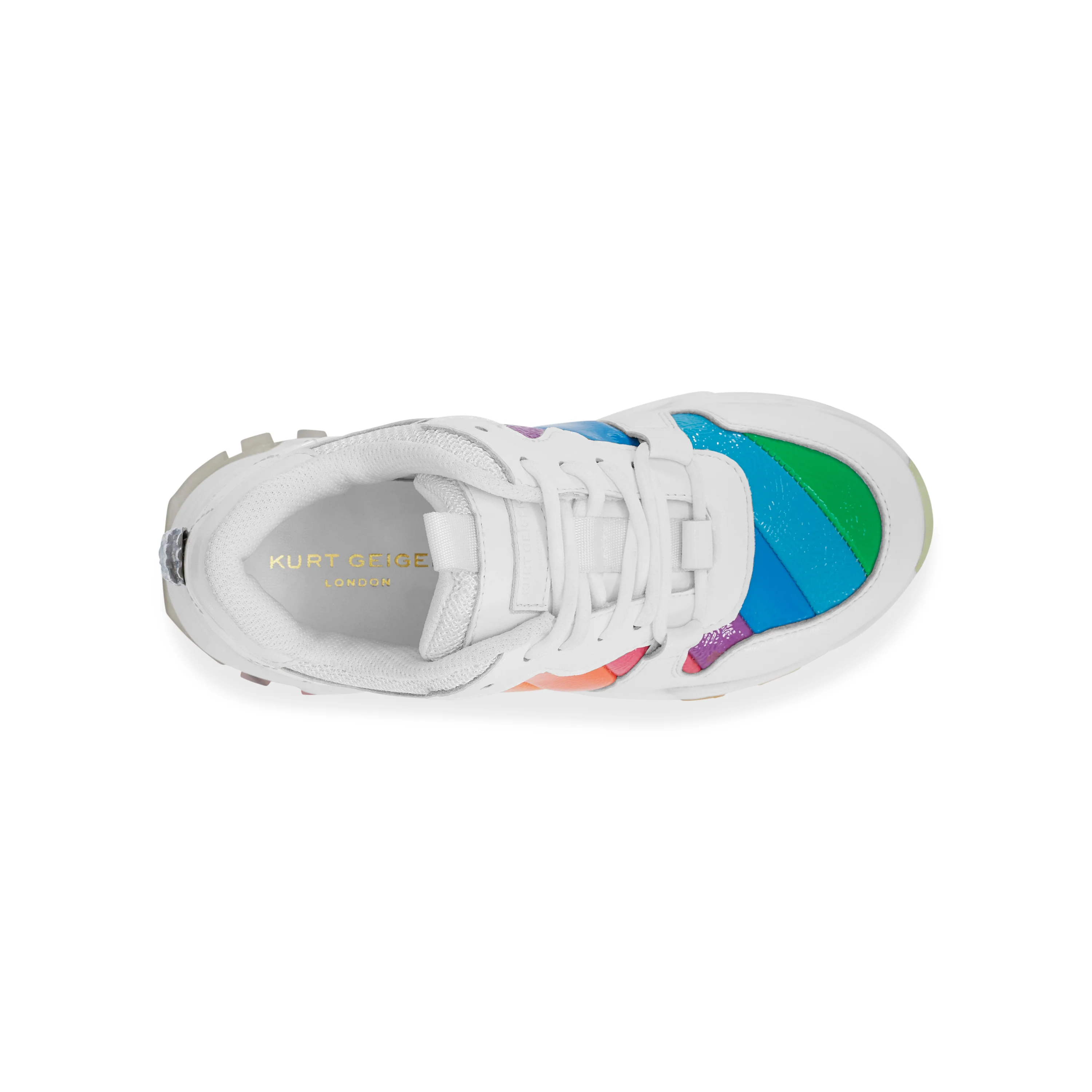 Mini Lettie Eagle Sneaker - Big Kid White Multi - Image 5
