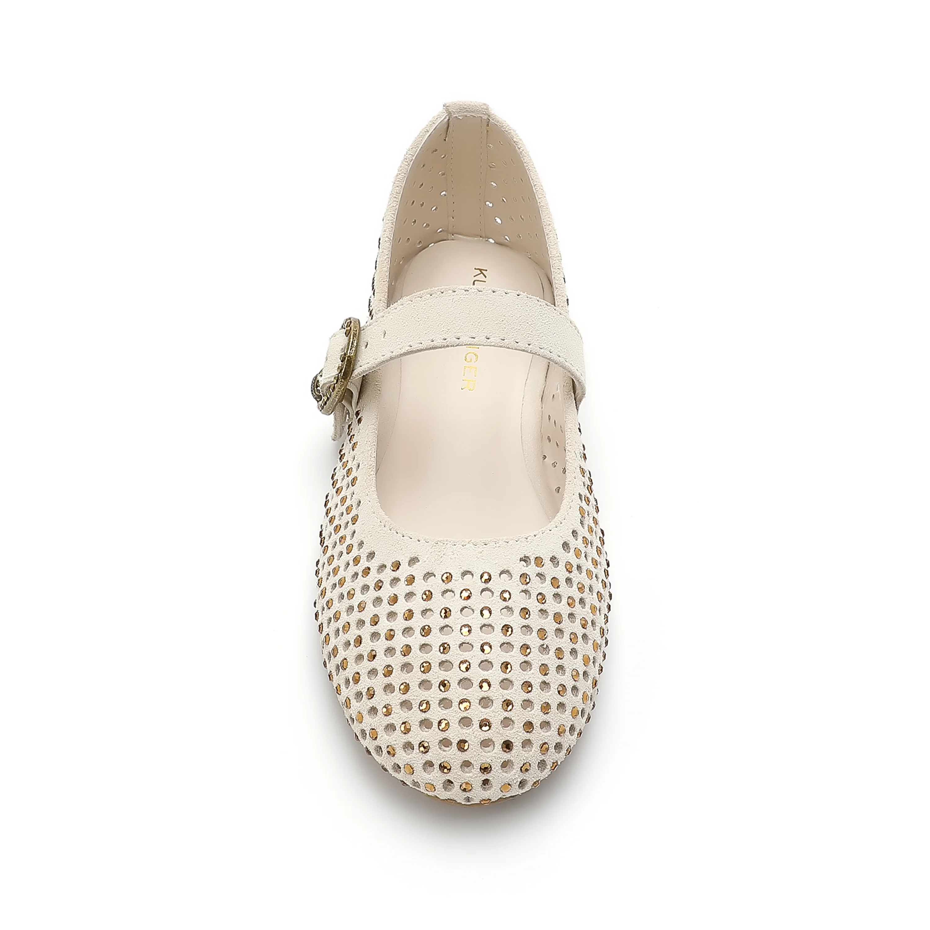 Mini Mayfair Ballet Flat  - Big Kid Bone - Image 4