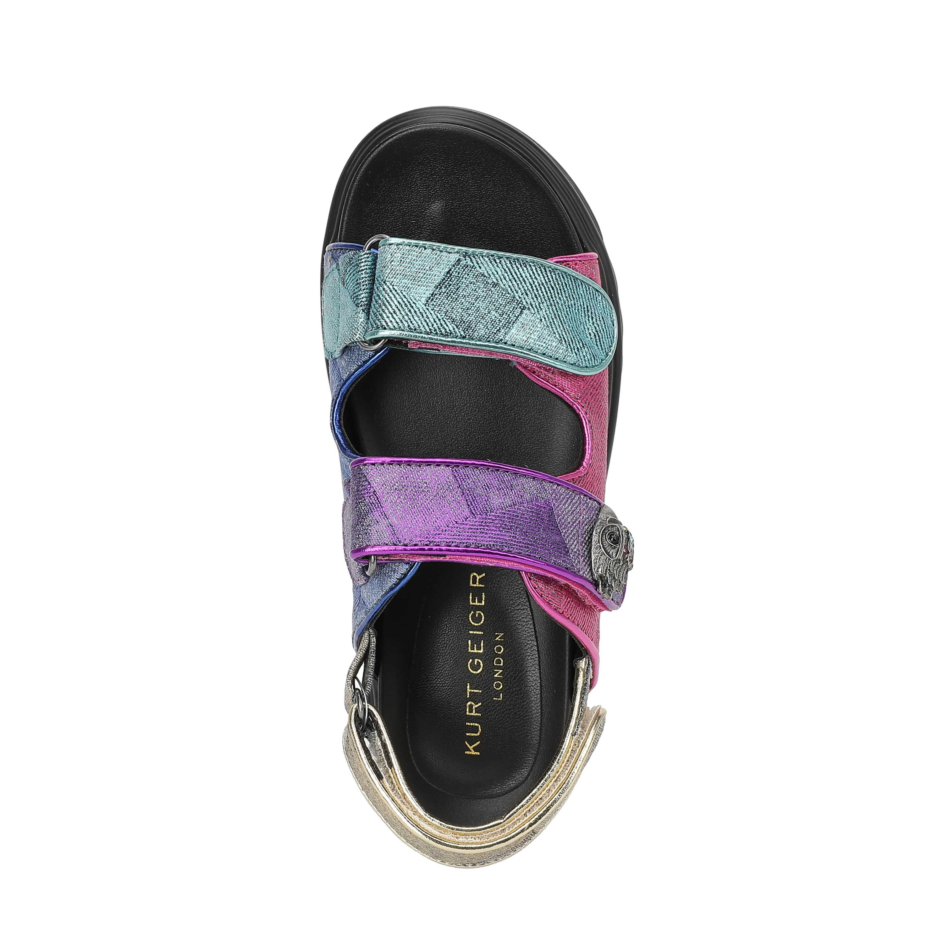Mini Orson Sandal - Big Kid Denim/Multi - Image 3