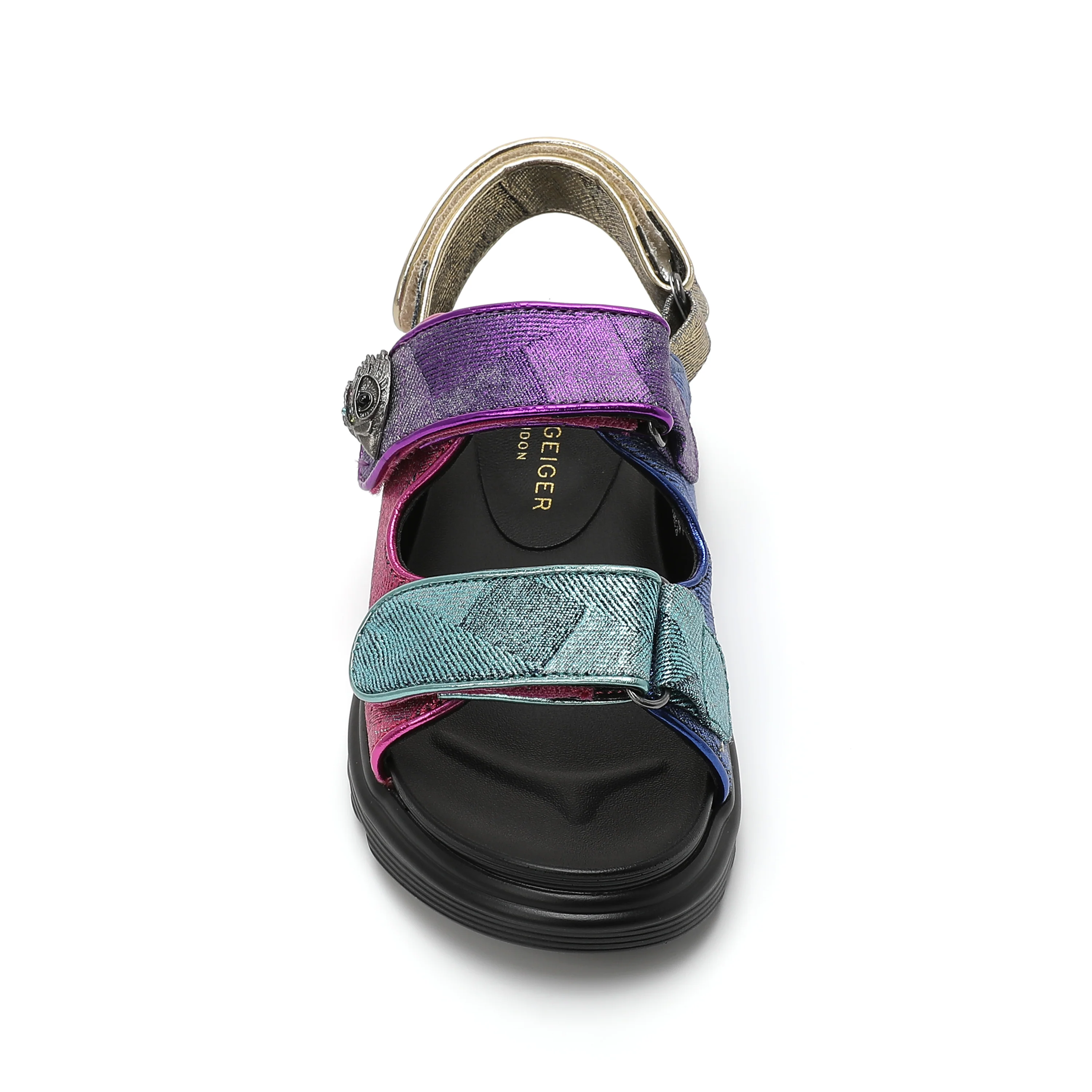 Mini Orson Sandal - Big Kid Denim/Multi - Image 5
