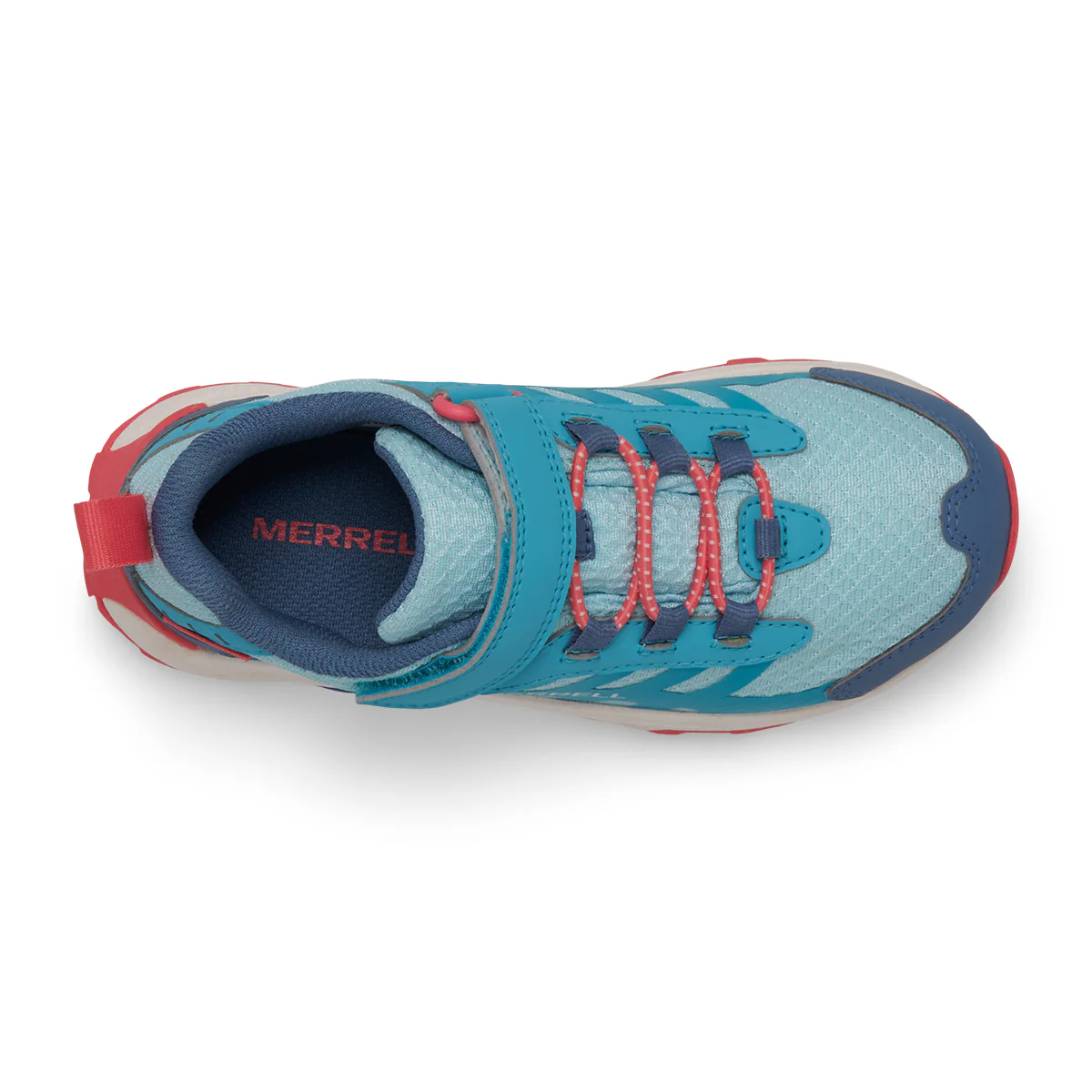 Moab Speed 2 Low A/C Waterproof Sneaker - Big Kid Turq/Coral - Image 5