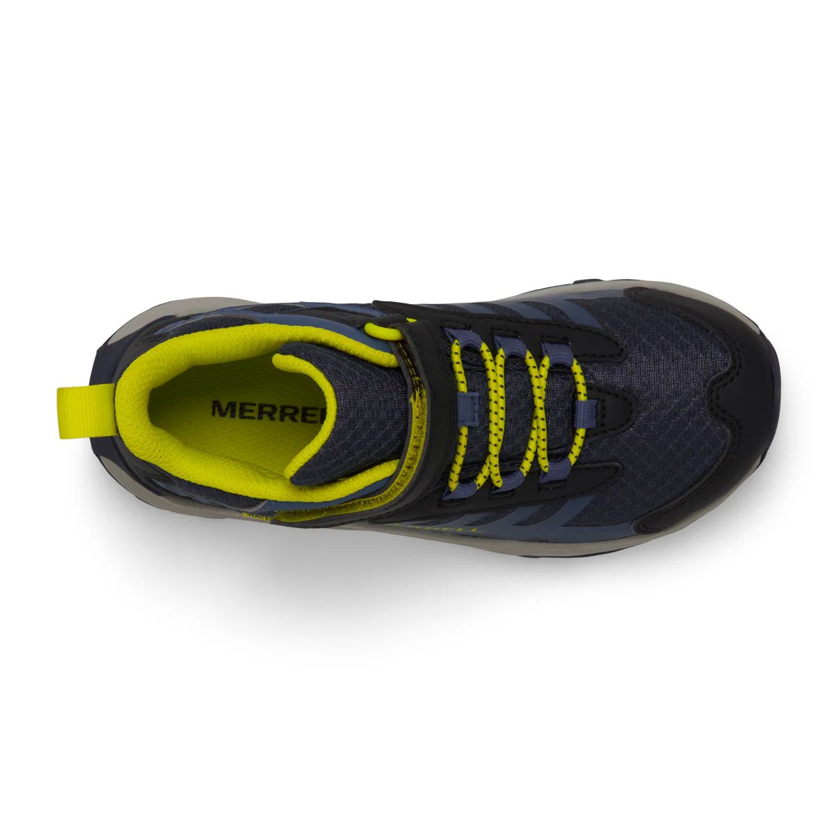 Moab Speed 2 Mid A/C Waterproof Hiker - Big Kid Navy/Hi Viz - Image 5