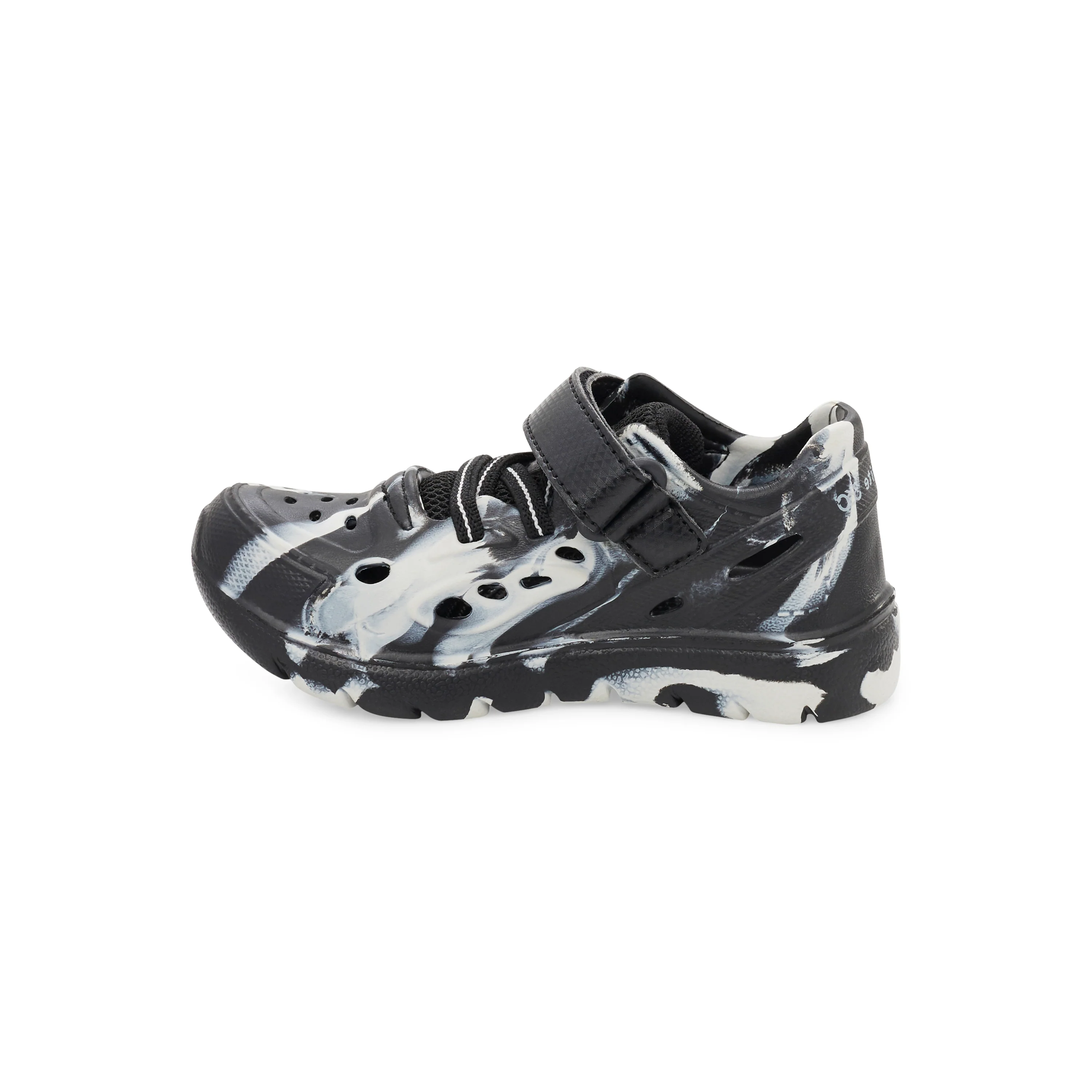Oceano Sandal - Little Kid Black/White - Image 4