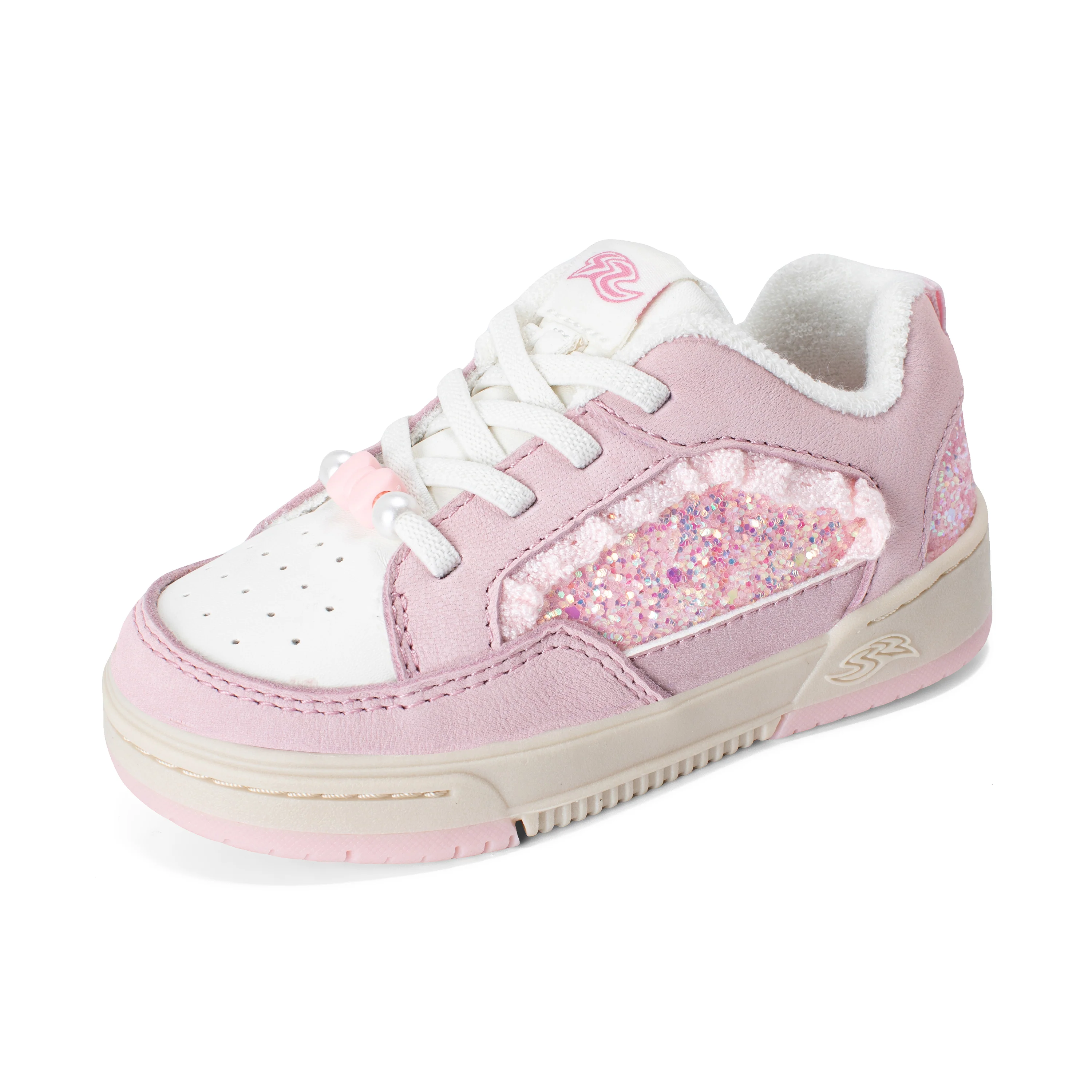 Osaka Sneaker - Little Kid Pink Sparkle - Image 7