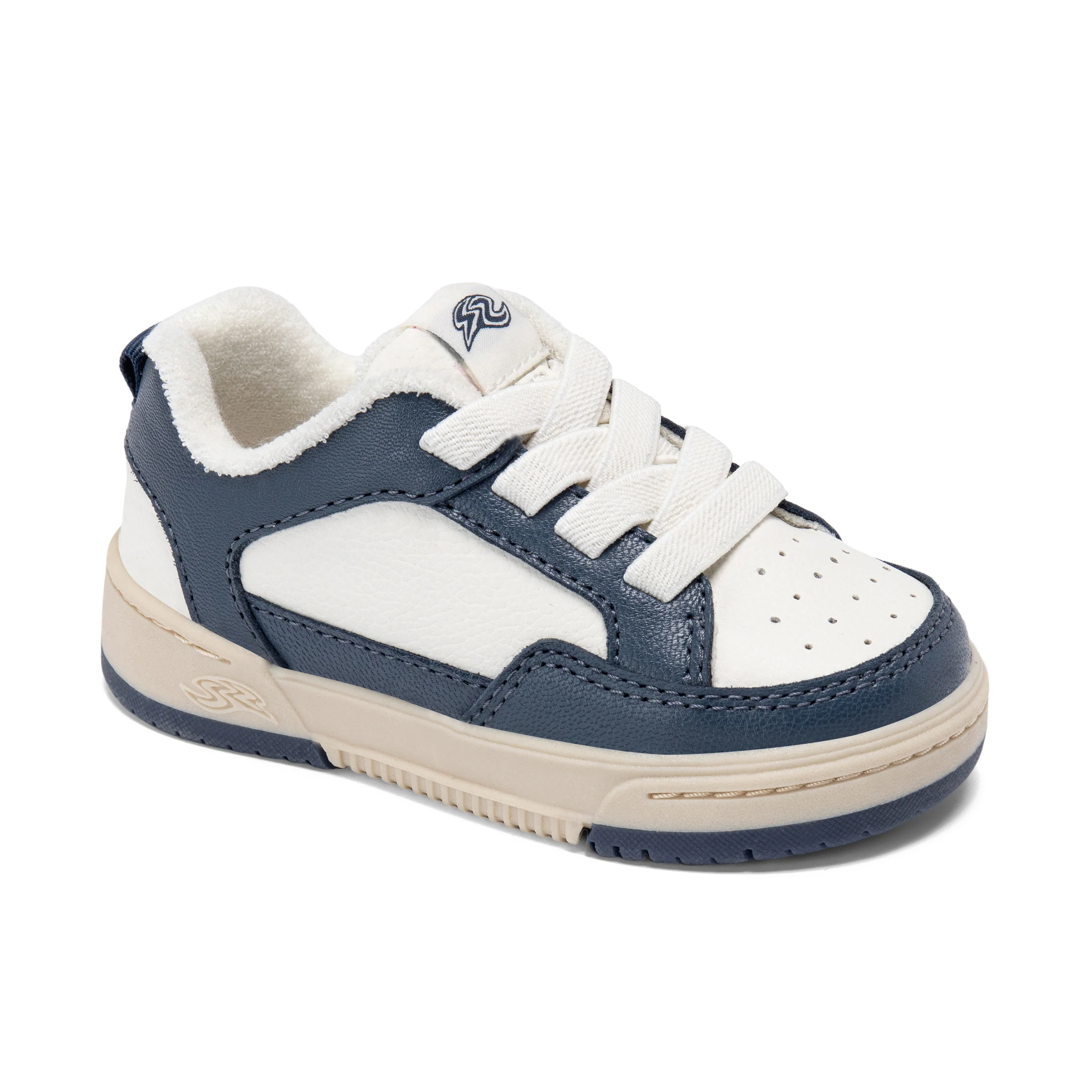 Osaka Sneaker - Big Kid White/Navy - Image 2