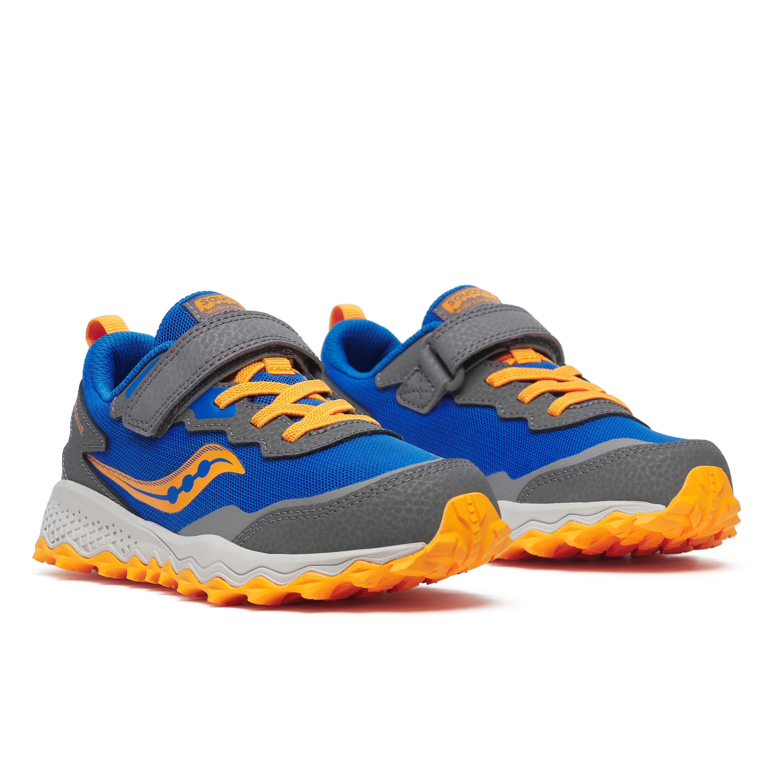 Peregrine KDZ A/C Shield Sneaker - Big Kid Blue/Orange - Image 2