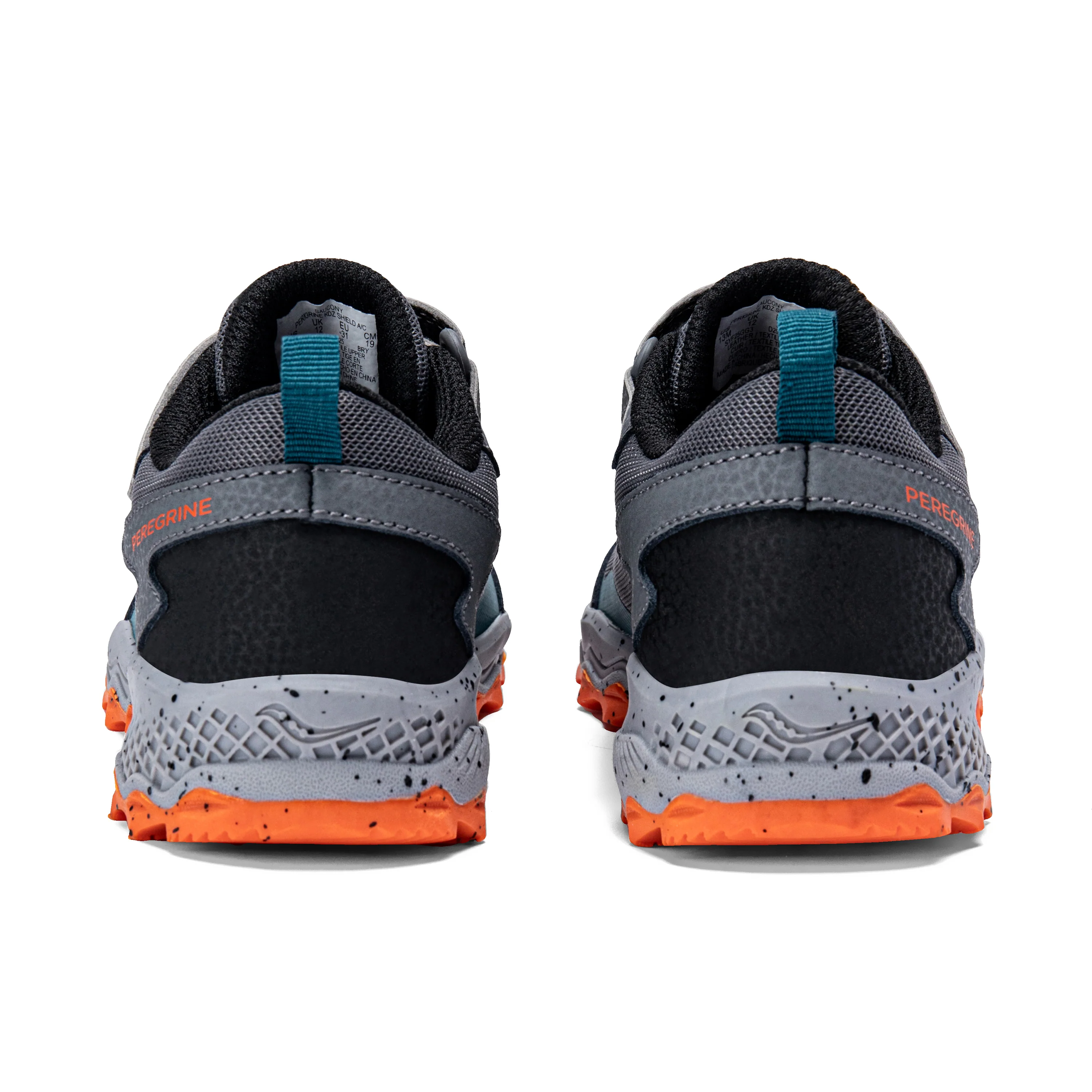 Peregrine KDZ A/C Shield Sneaker - Big Kid Grey/Teal - Image 3