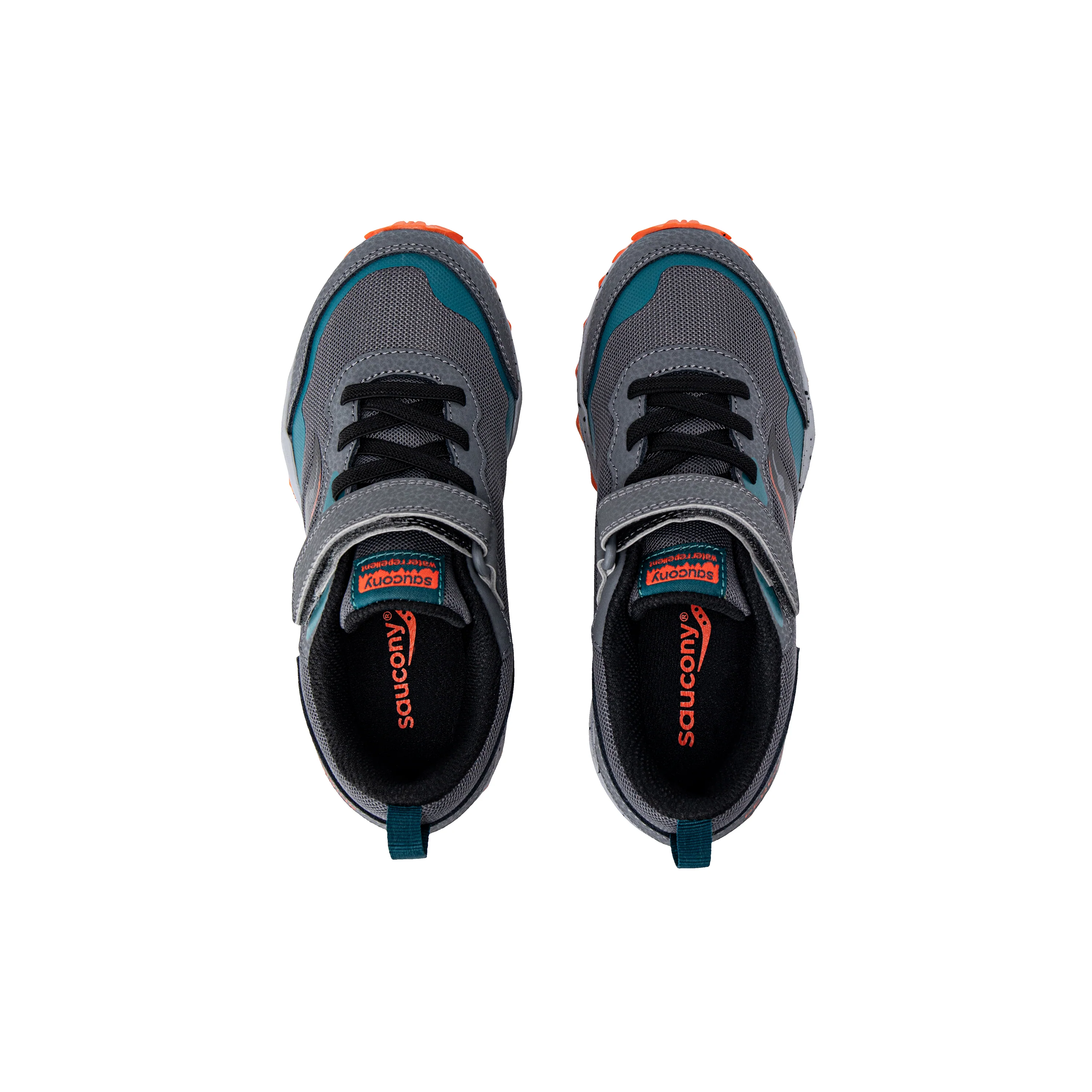 Peregrine KDZ A/C Shield Sneaker - Big Kid Grey/Teal - Image 4