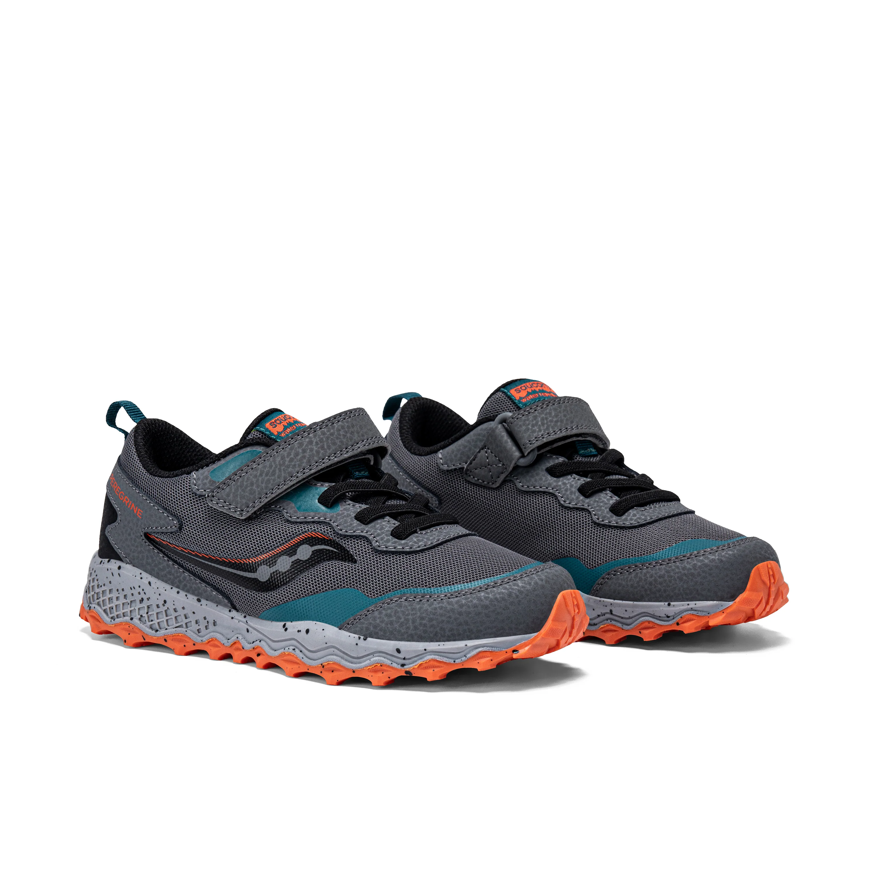 Peregrine KDZ A/C Shield Sneaker - Big Kid Grey/Teal - Image 5