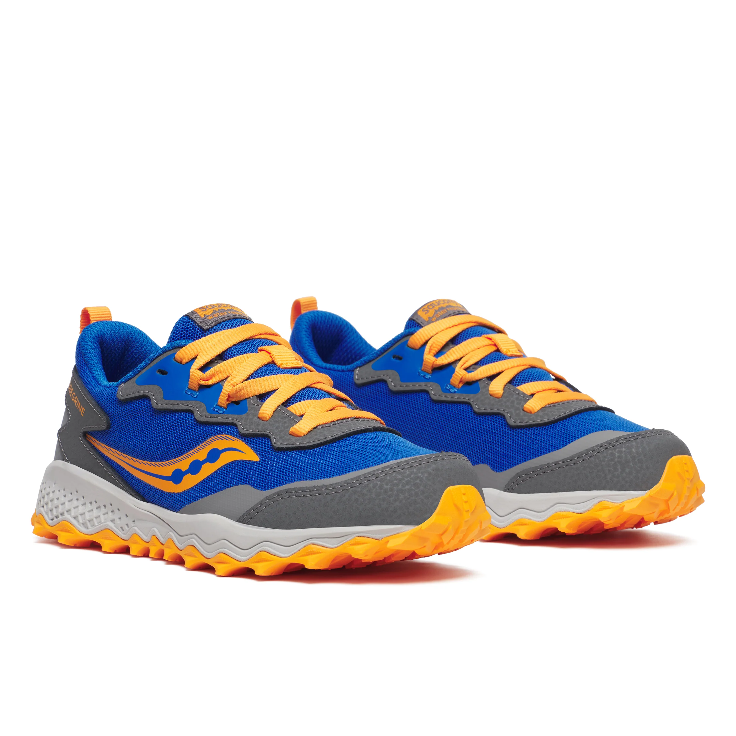 Peregrine KDZ Shield Sneaker - Big Kid Blue/Orange - Image 2
