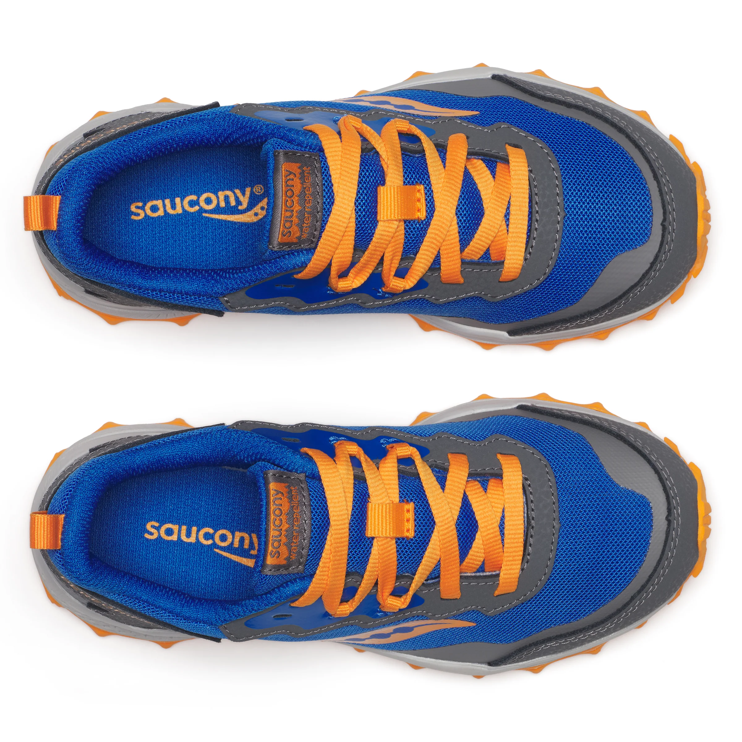 Peregrine KDZ Shield Sneaker - Big Kid Blue/Orange - Image 5