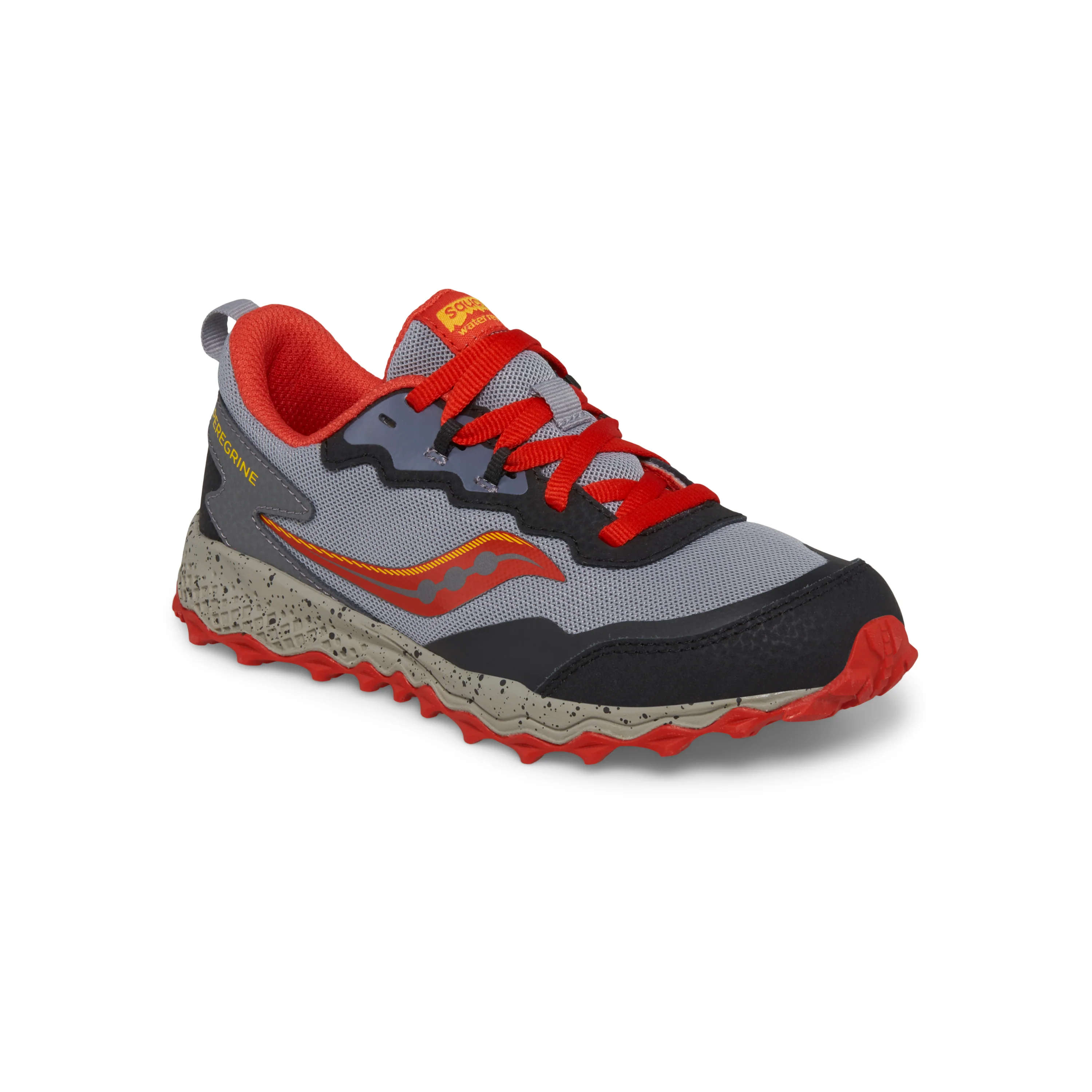 Peregrine Kdz Sneaker - Big Kid Grey/Red/Yellow - Image 2
