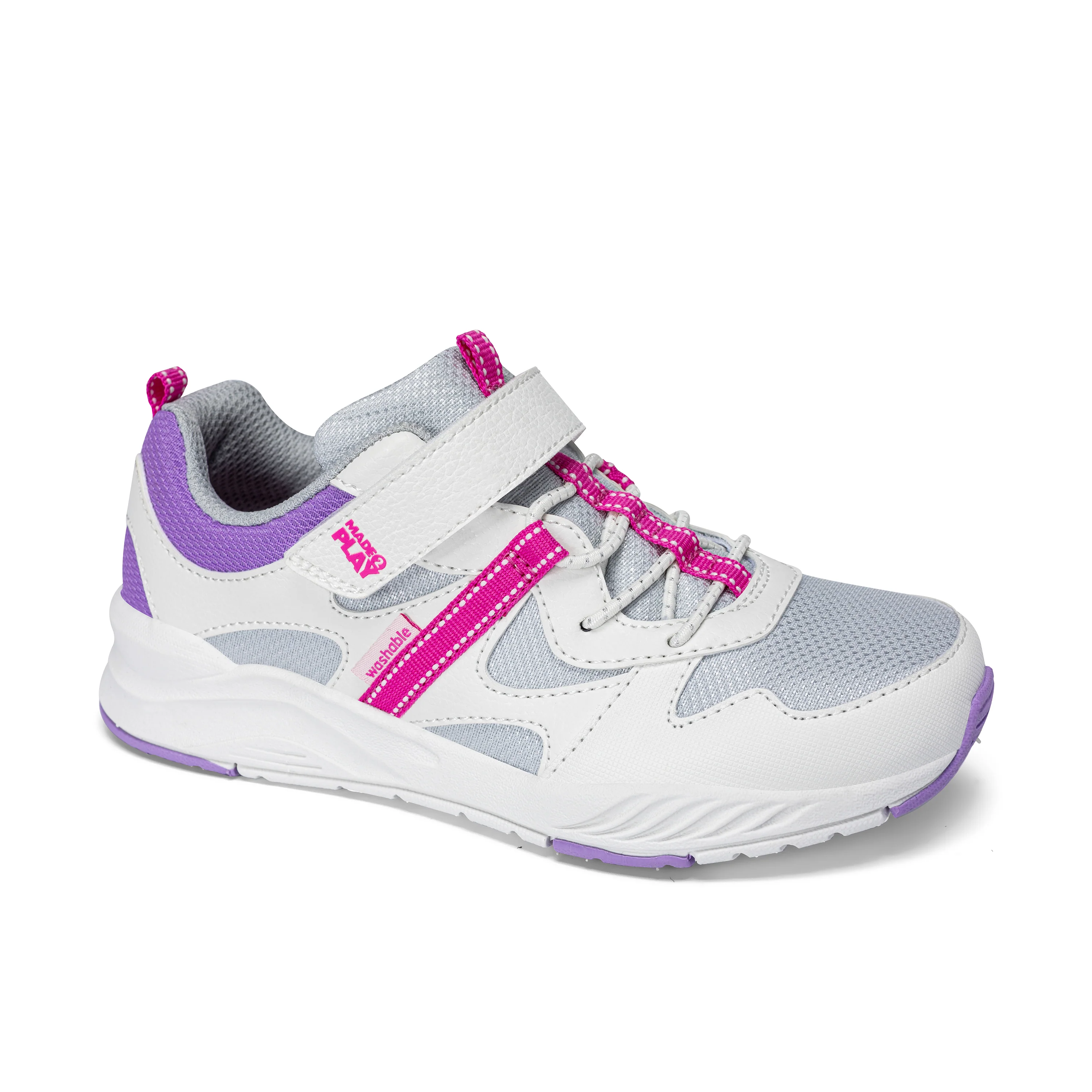 Player 2.0 Sneaker - Big Kid White - Image 2