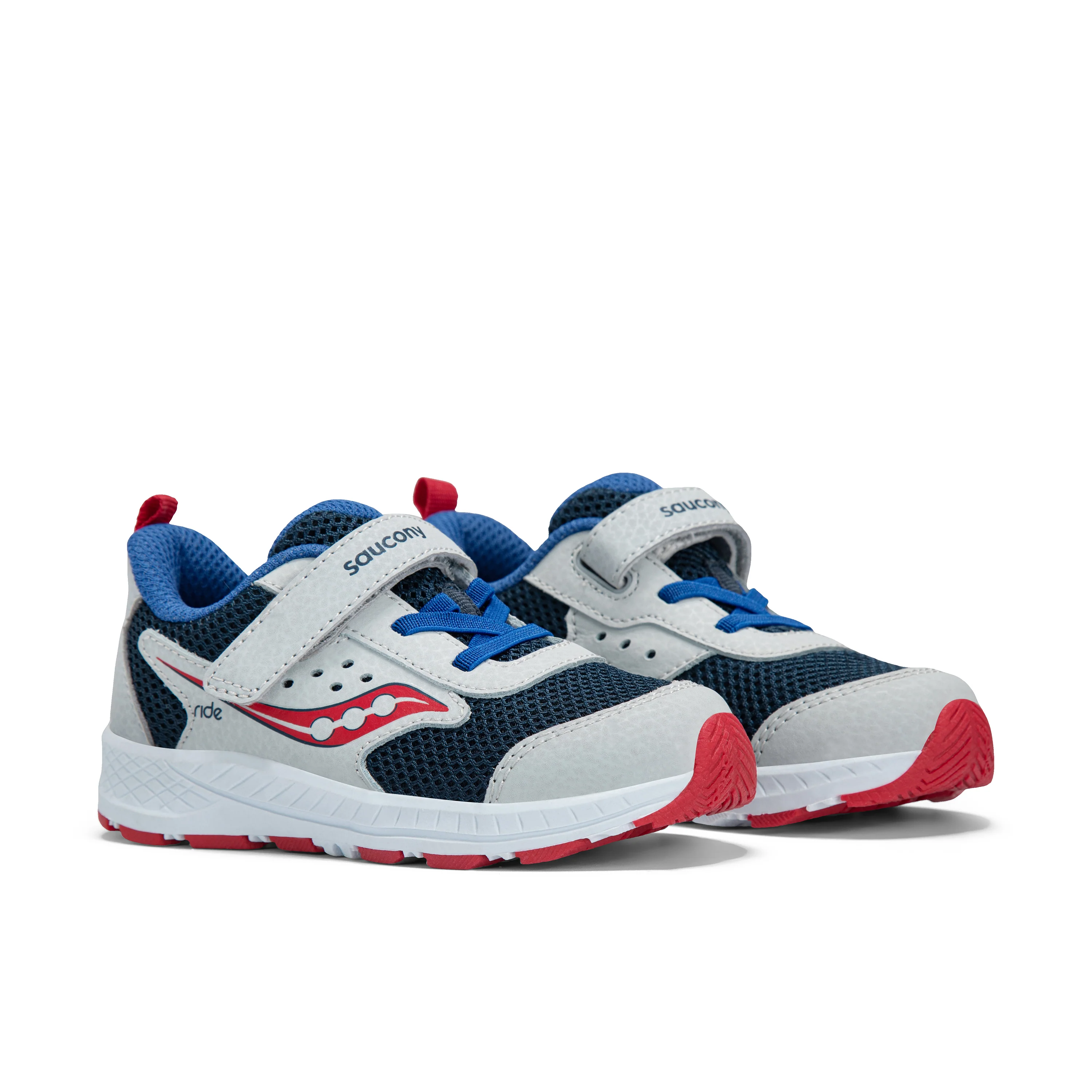 Ride Jr Sneaker - Little Kid Navy/Grey/Red - Image 2