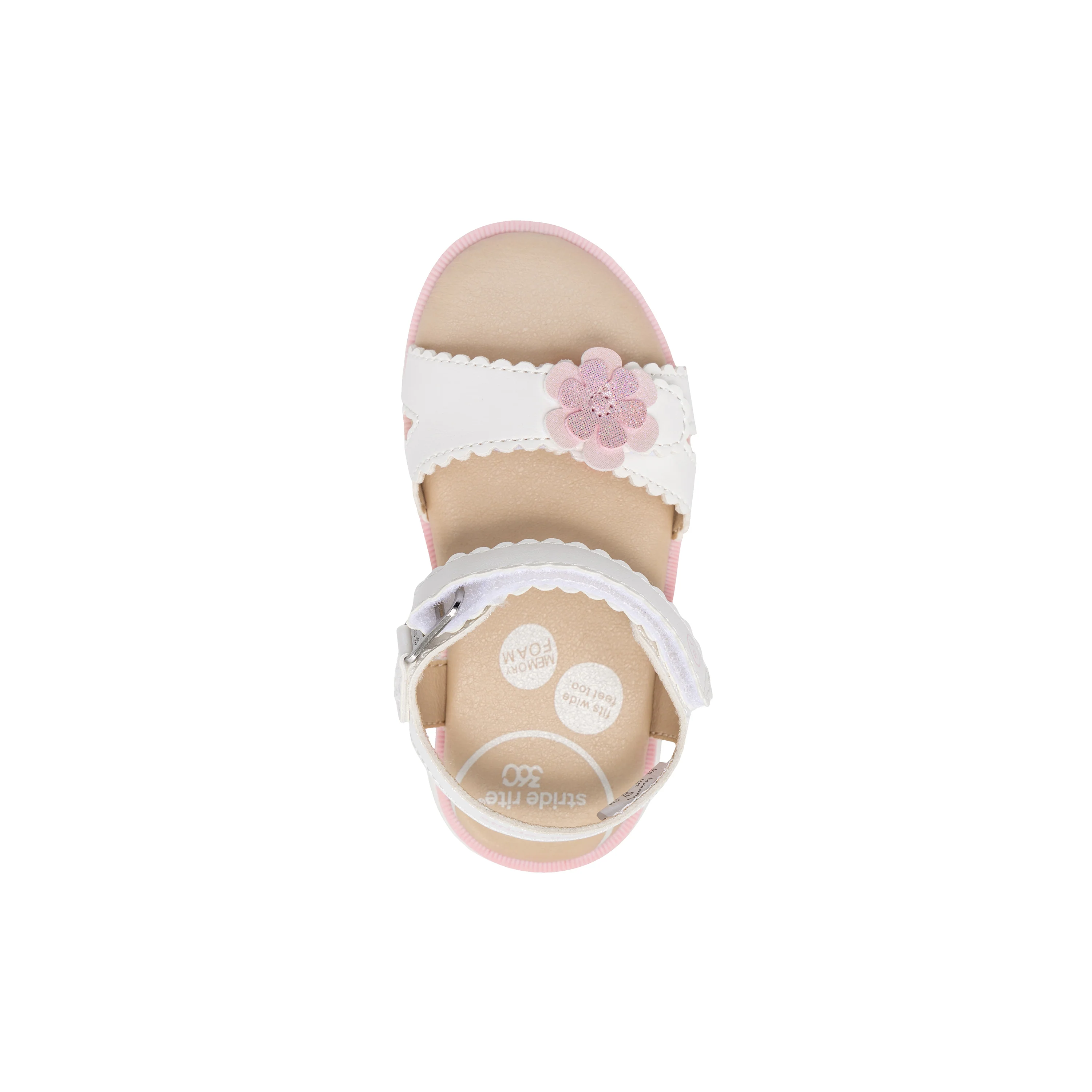 Savannah Sandal - Big Kid White - Image 5