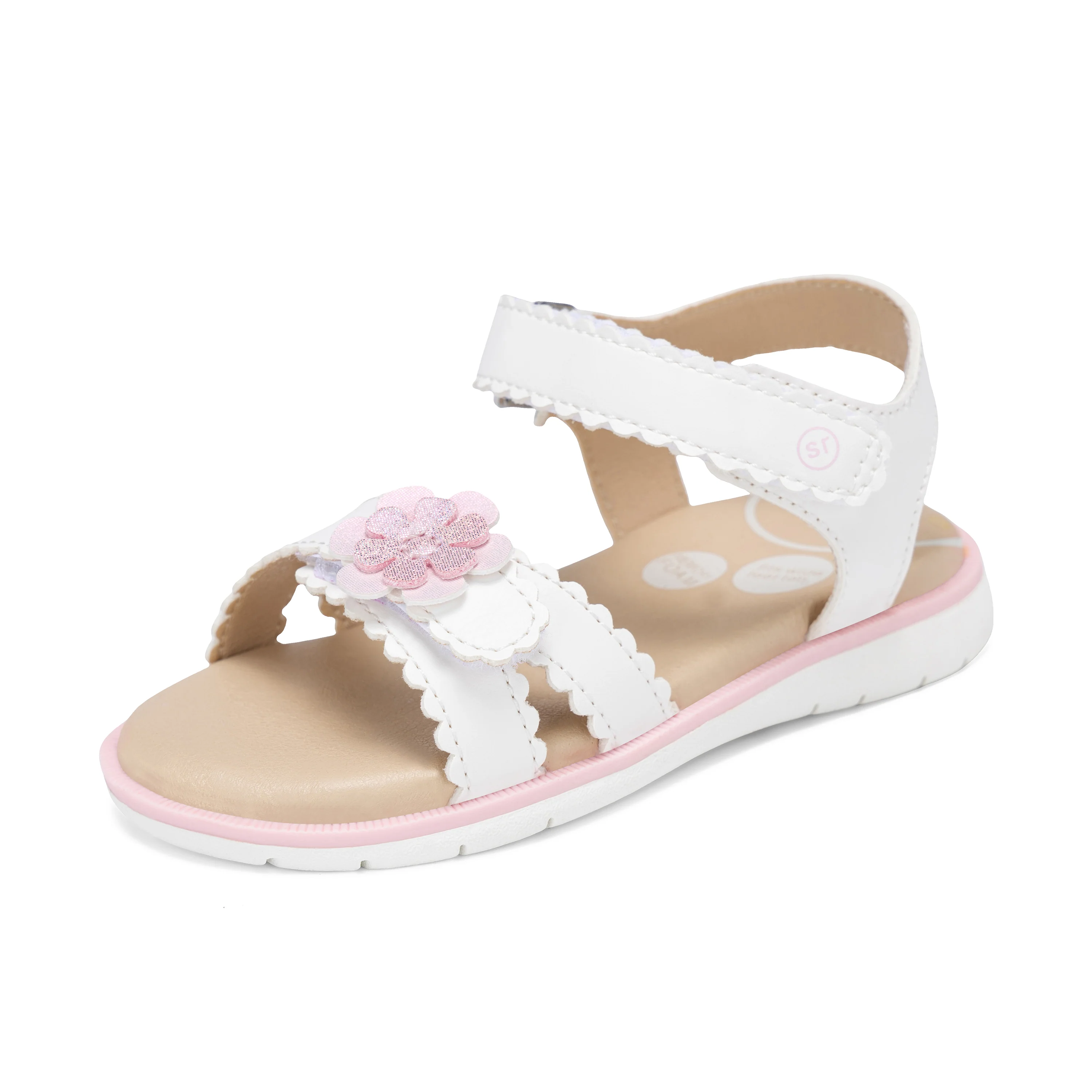 Savannah Sandal - Big Kid White - Image 7