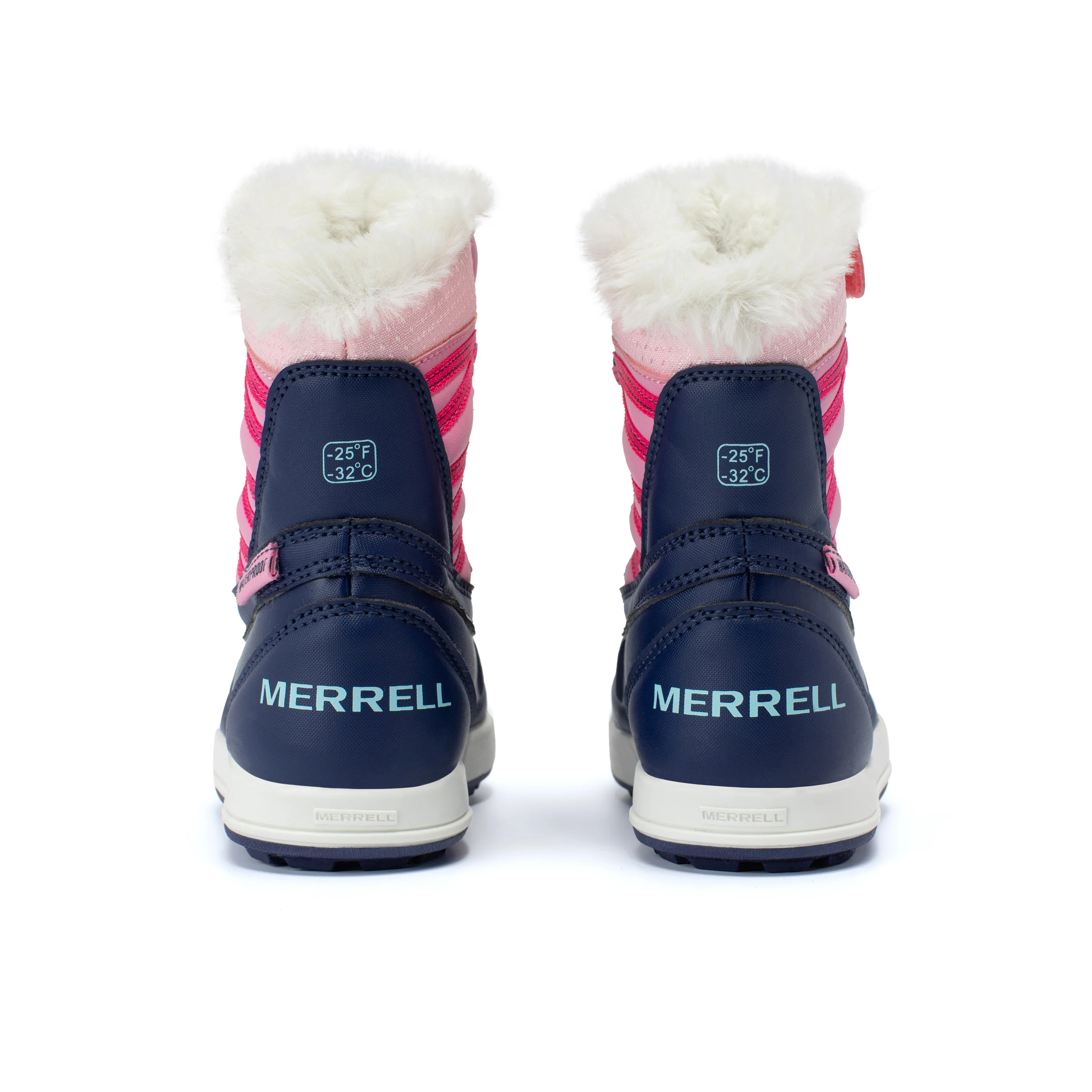 Snow Bank 5.0 Jr. Waterproof Boot - Little Kid Navy/Pink - Image 4