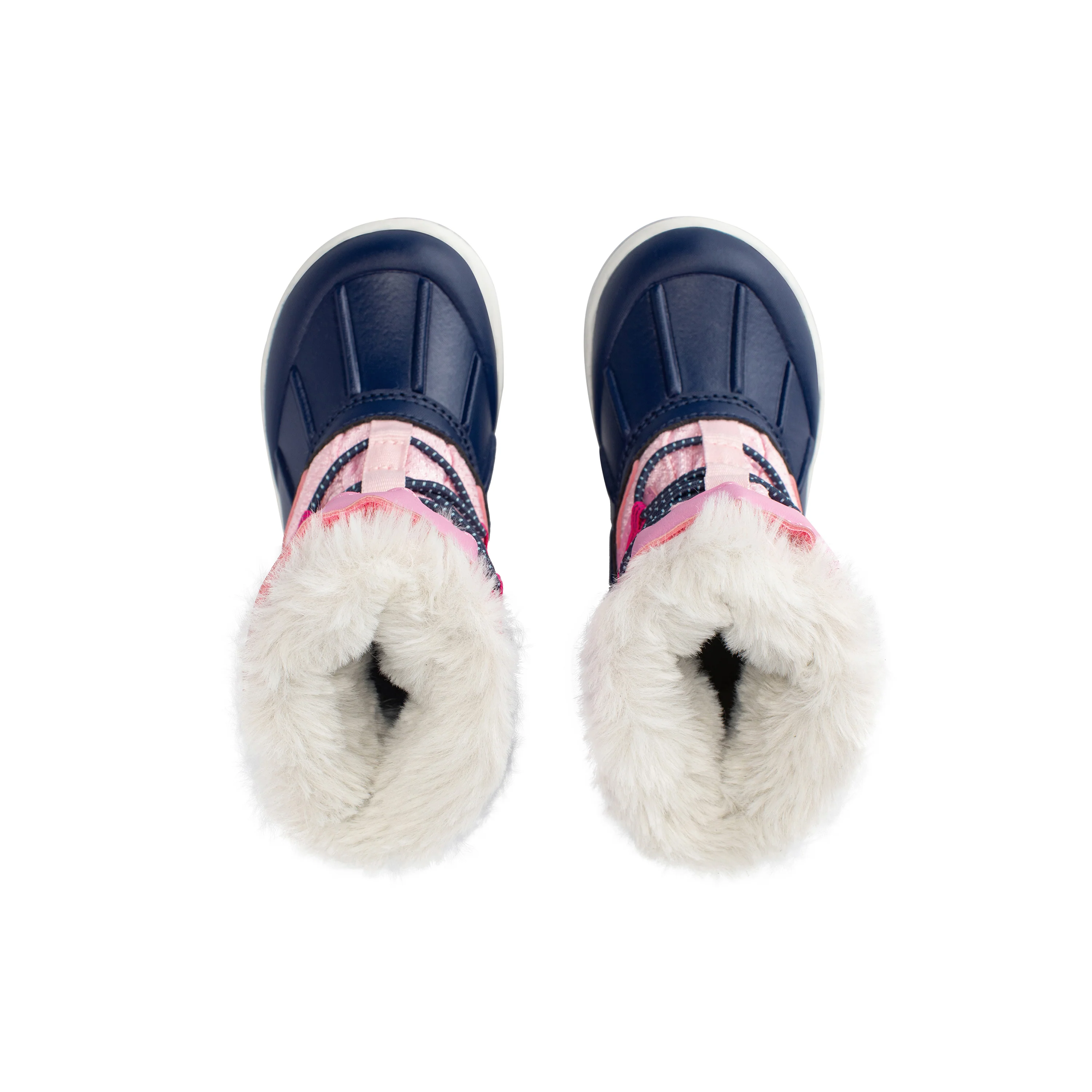 Snow Bank 5.0 Jr. Waterproof Boot - Little Kid Navy/Pink - Image 6