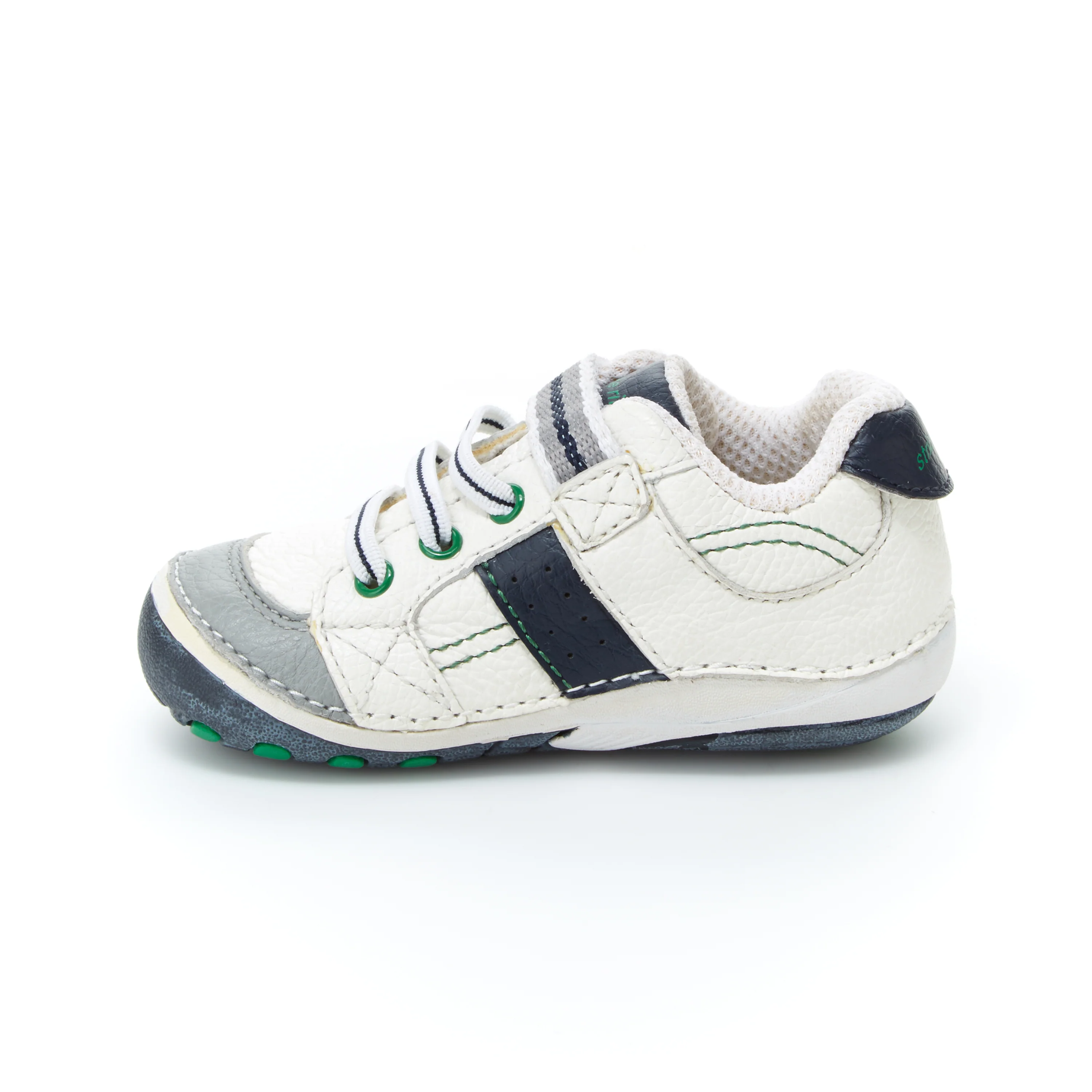 Artie Shoe - Little Kid White/Classic Navy - Image 4