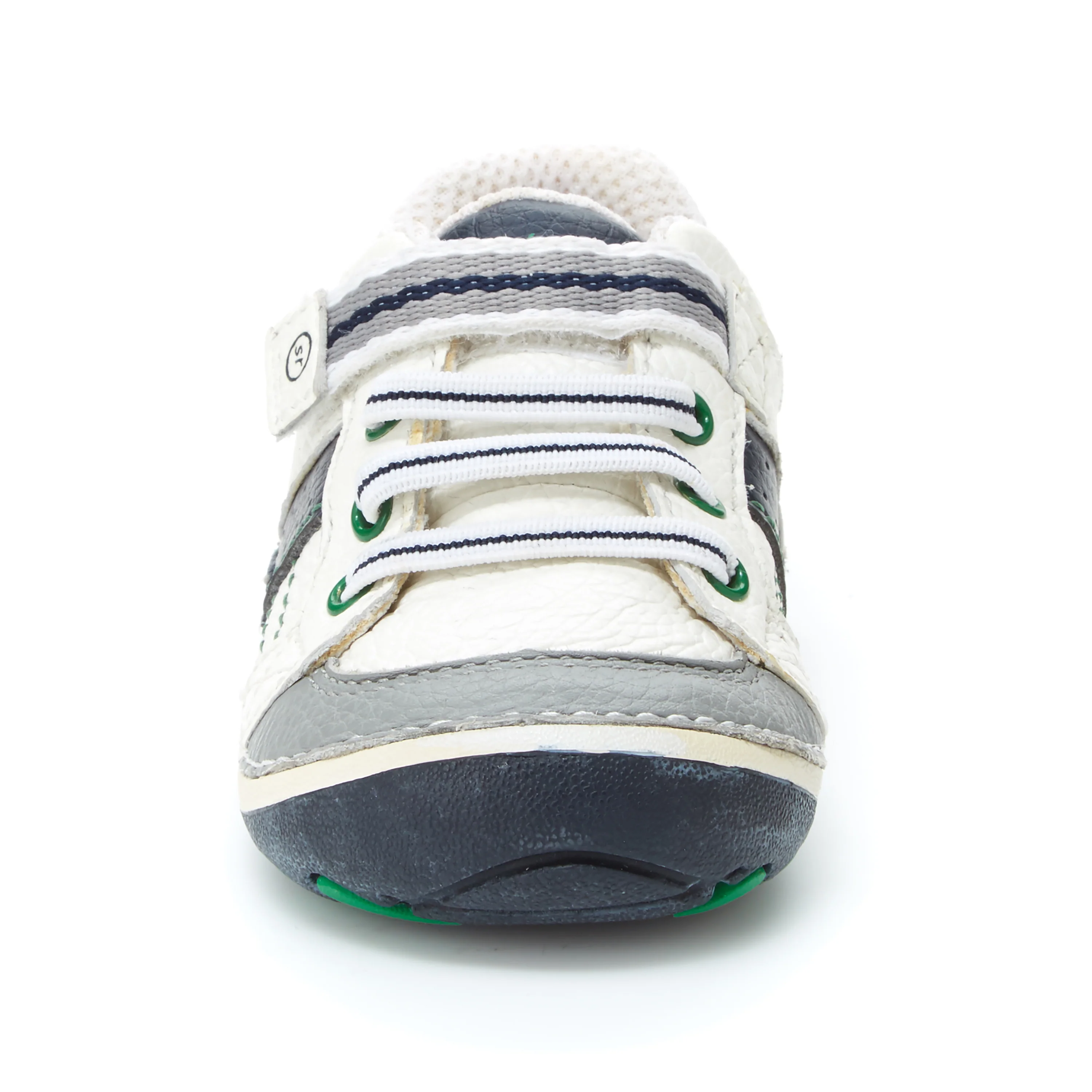 Artie Shoe - Little Kid White/Classic Navy - Image 7