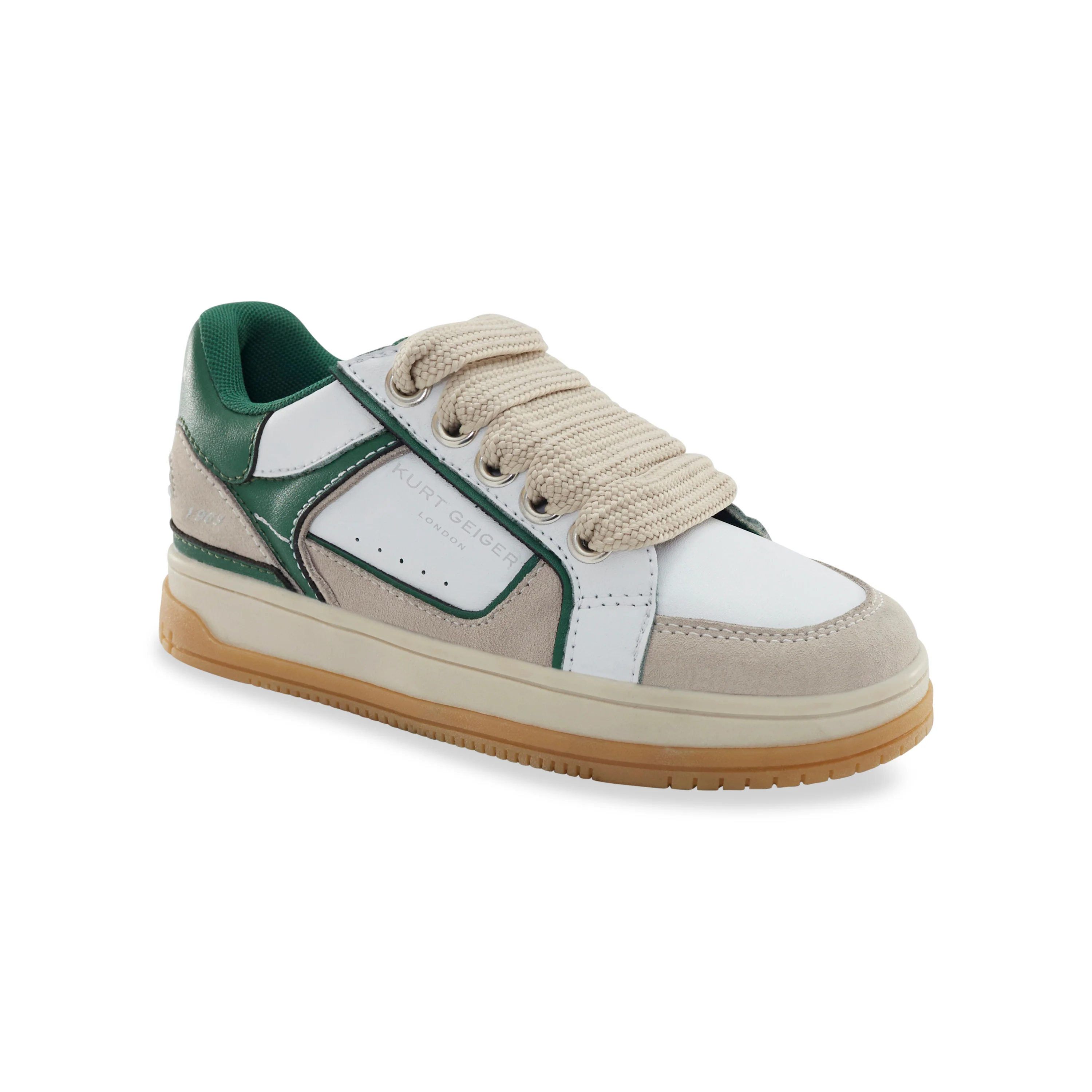Southbank Sneaker - Big Kid Off White/Green - Image 2