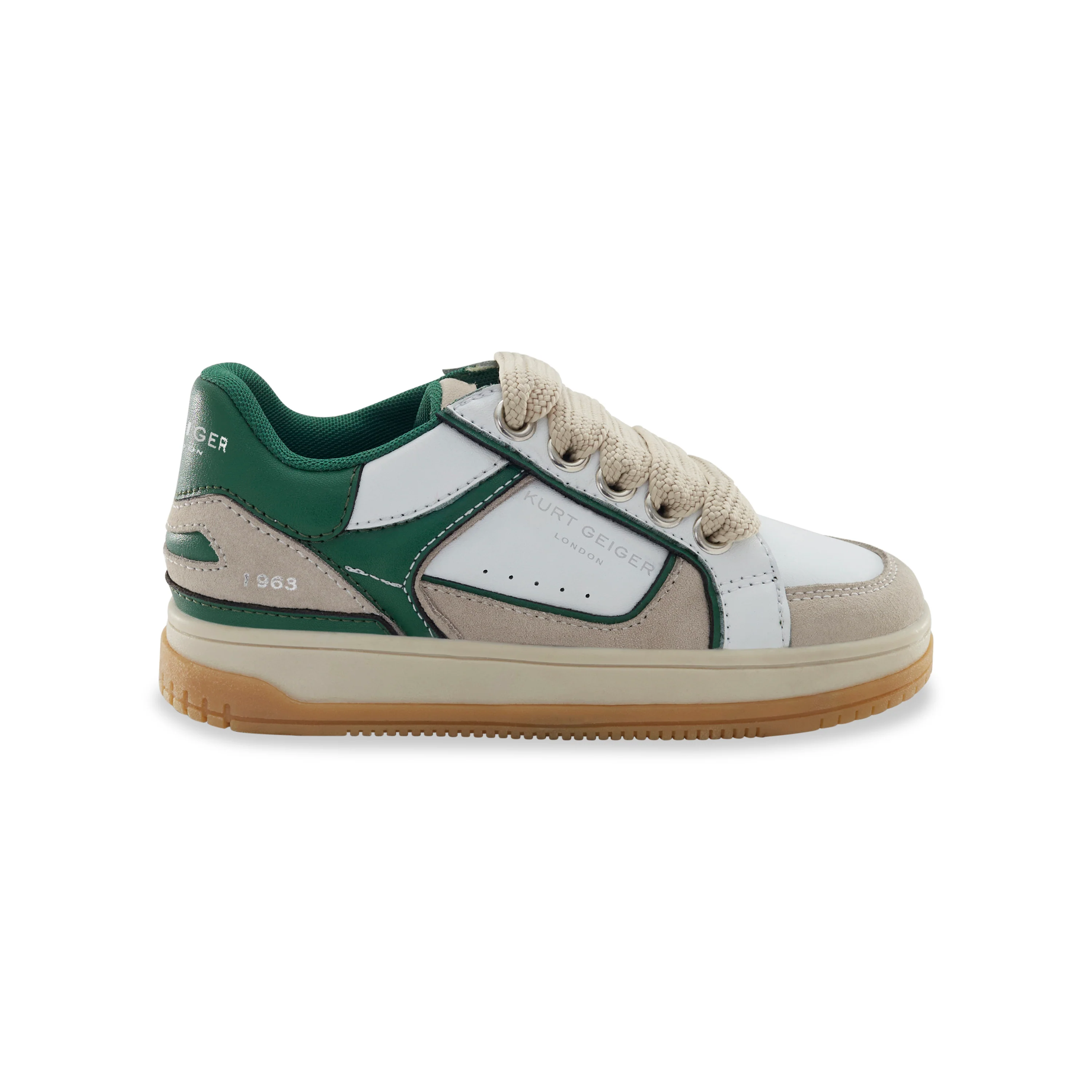Southbank Sneaker - Big Kid Off White/Green - Image 9