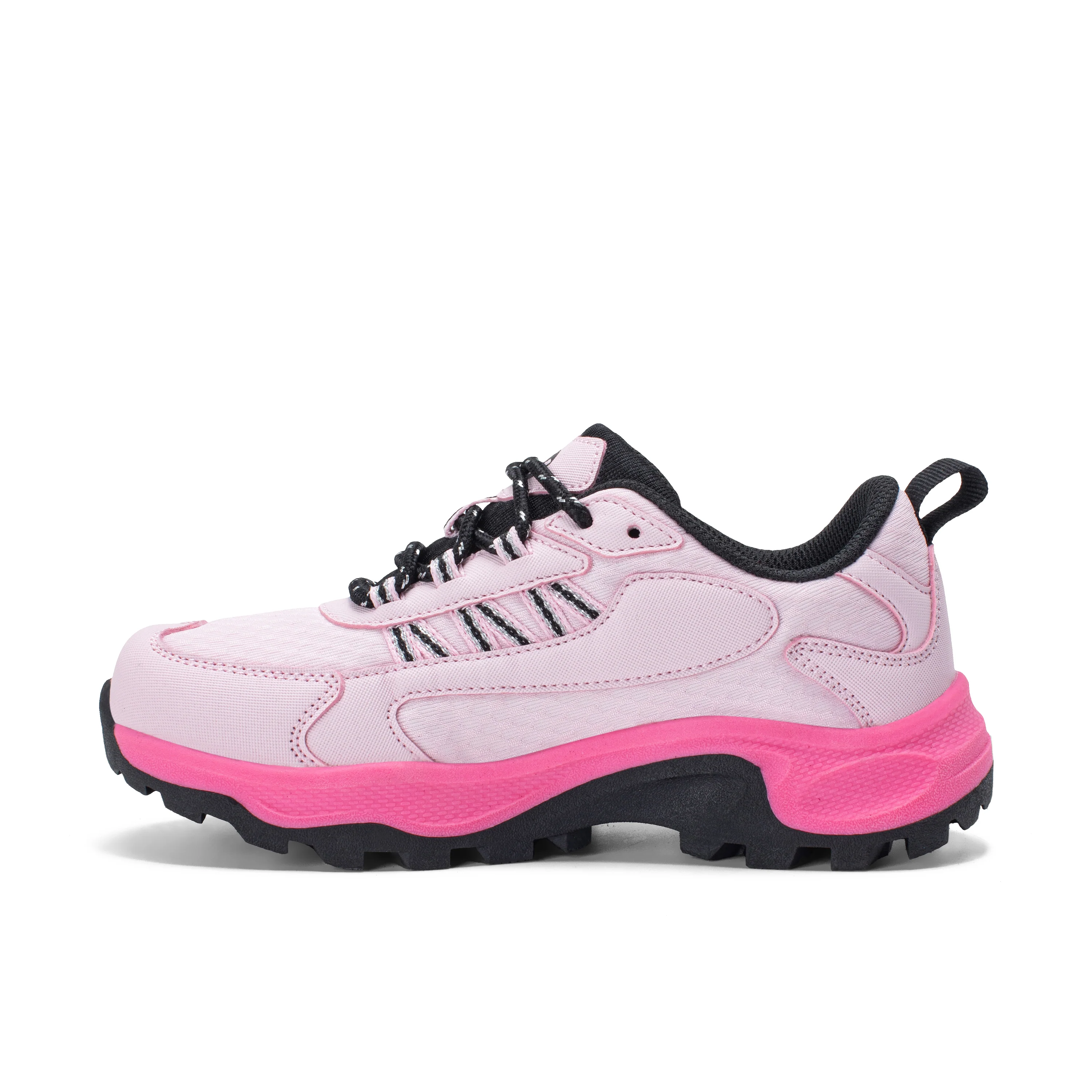 Stowe Low Sneaker - Big Kid Pink/Silver/Black - Image 3