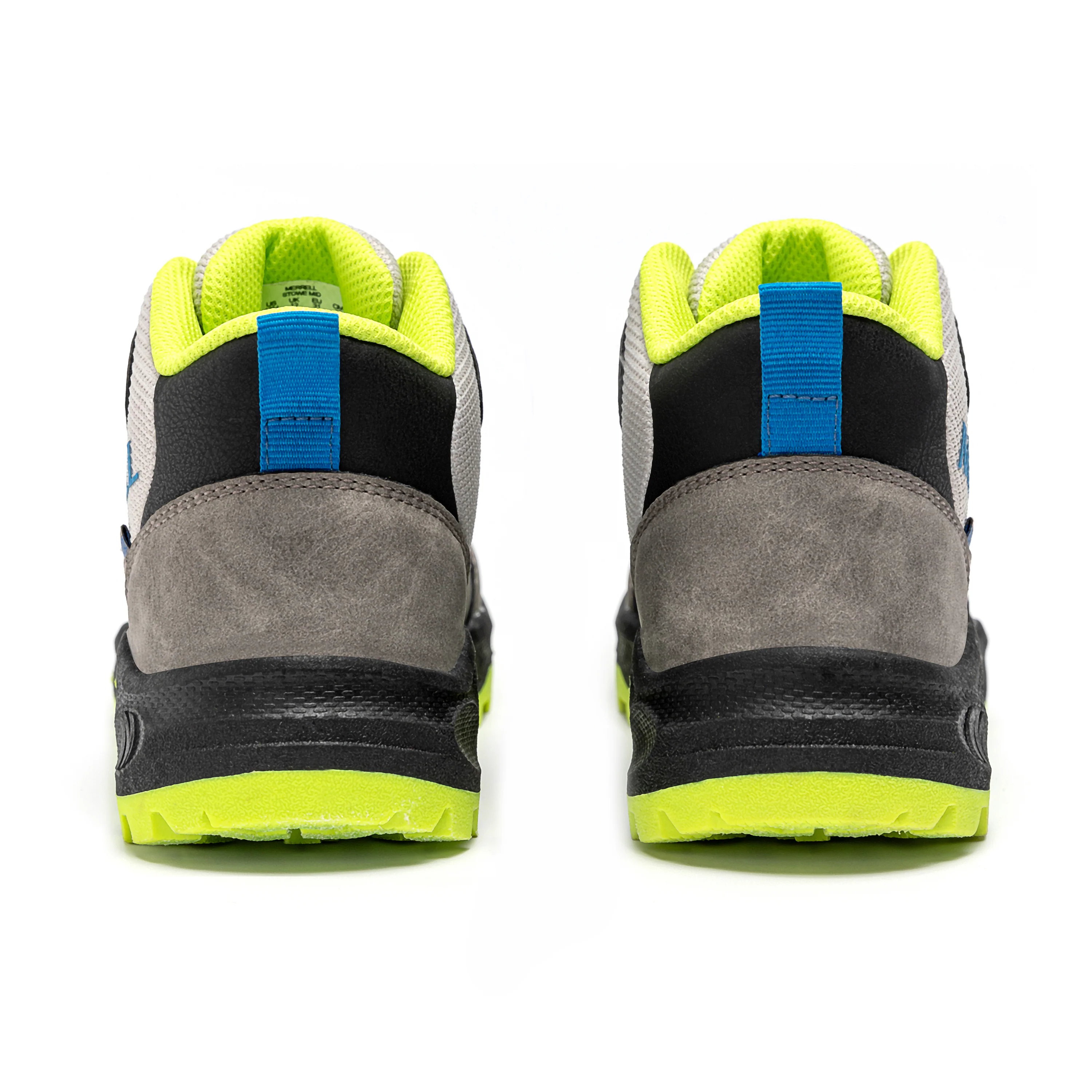 Stowe Mid Boot - Big Kid Grey/Lime - Image 4