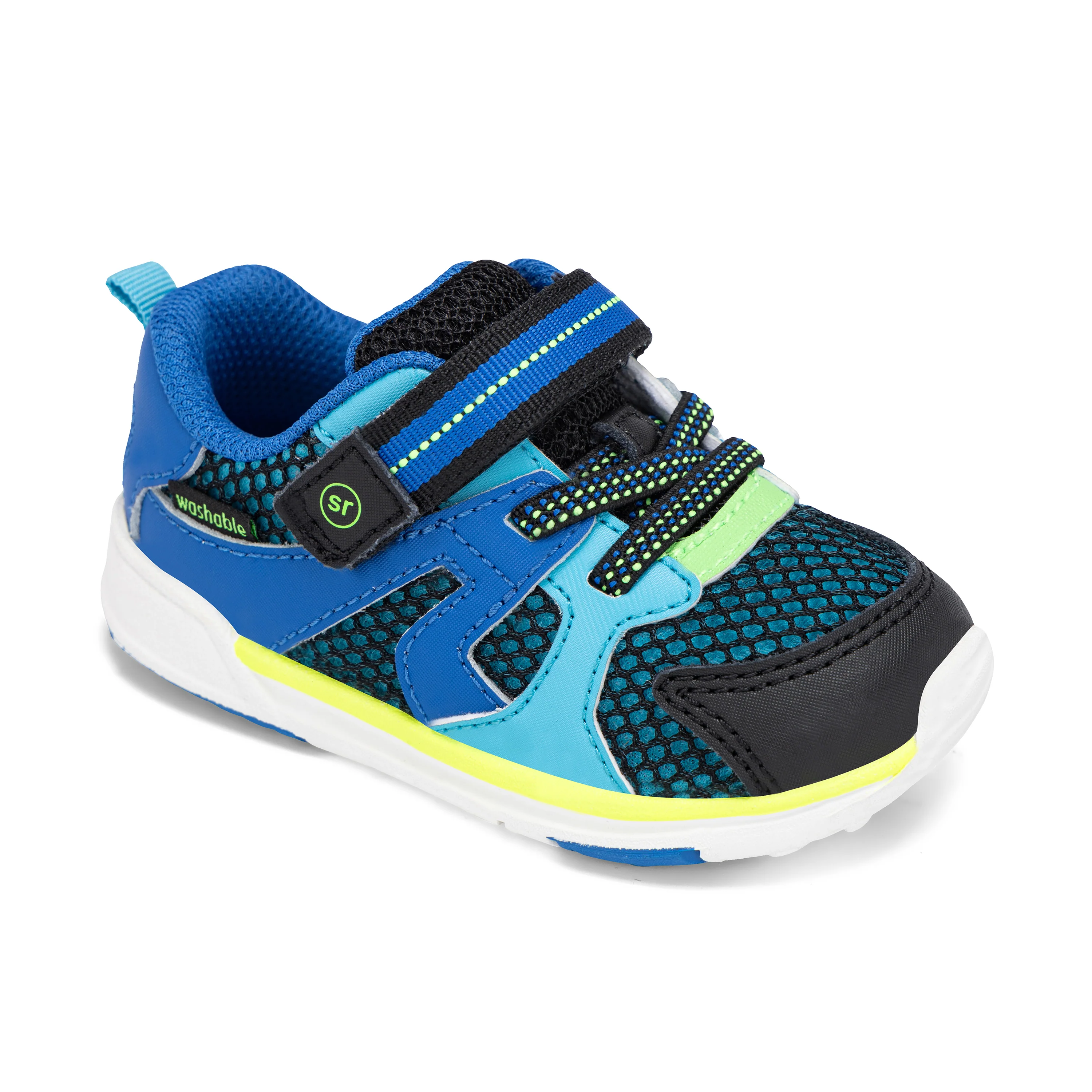 Velocity Sneaker - Little Kid Black/Blue - Image 2