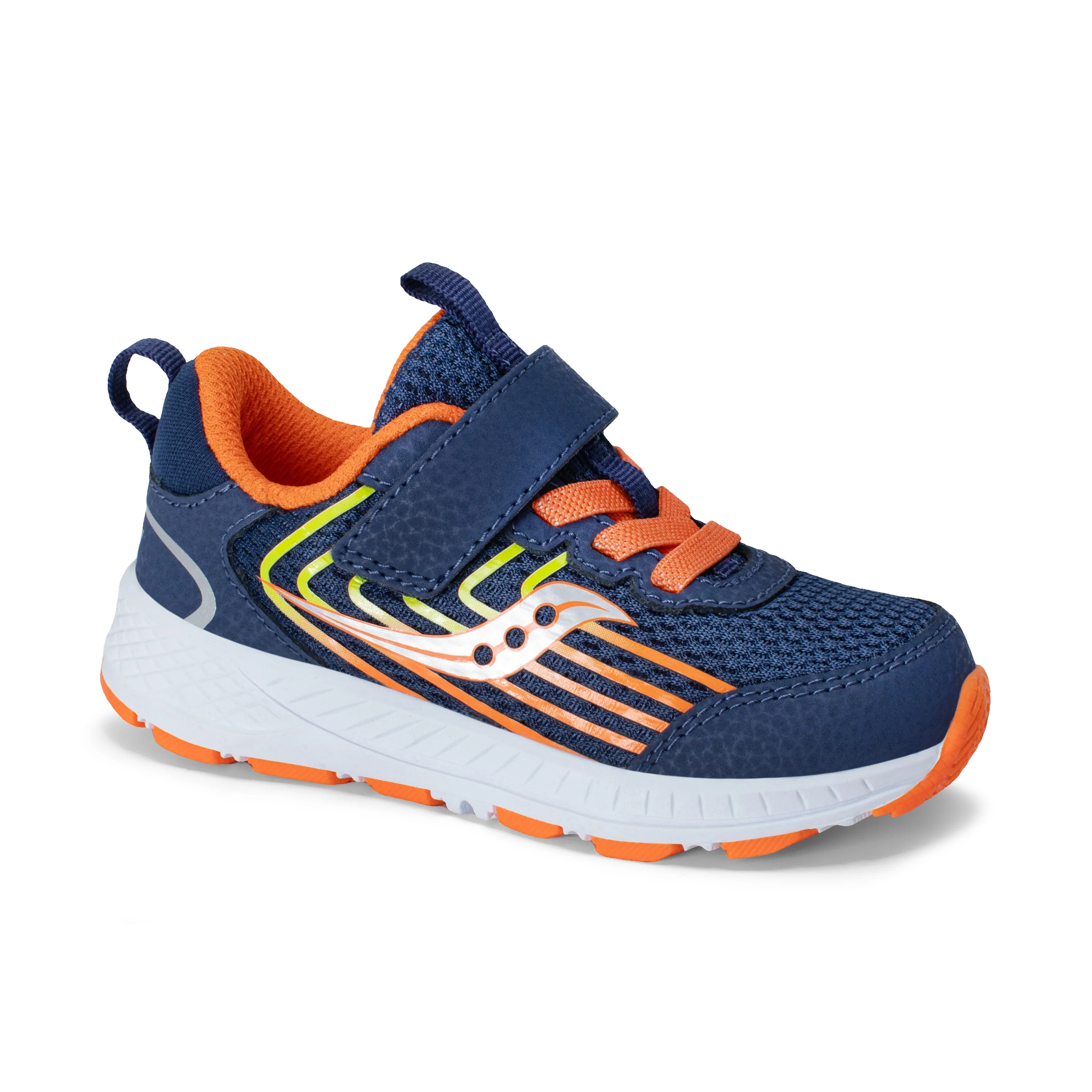 Wind 3.0 Jr. Sneaker - Big Kid Navy/Orange - Image 7