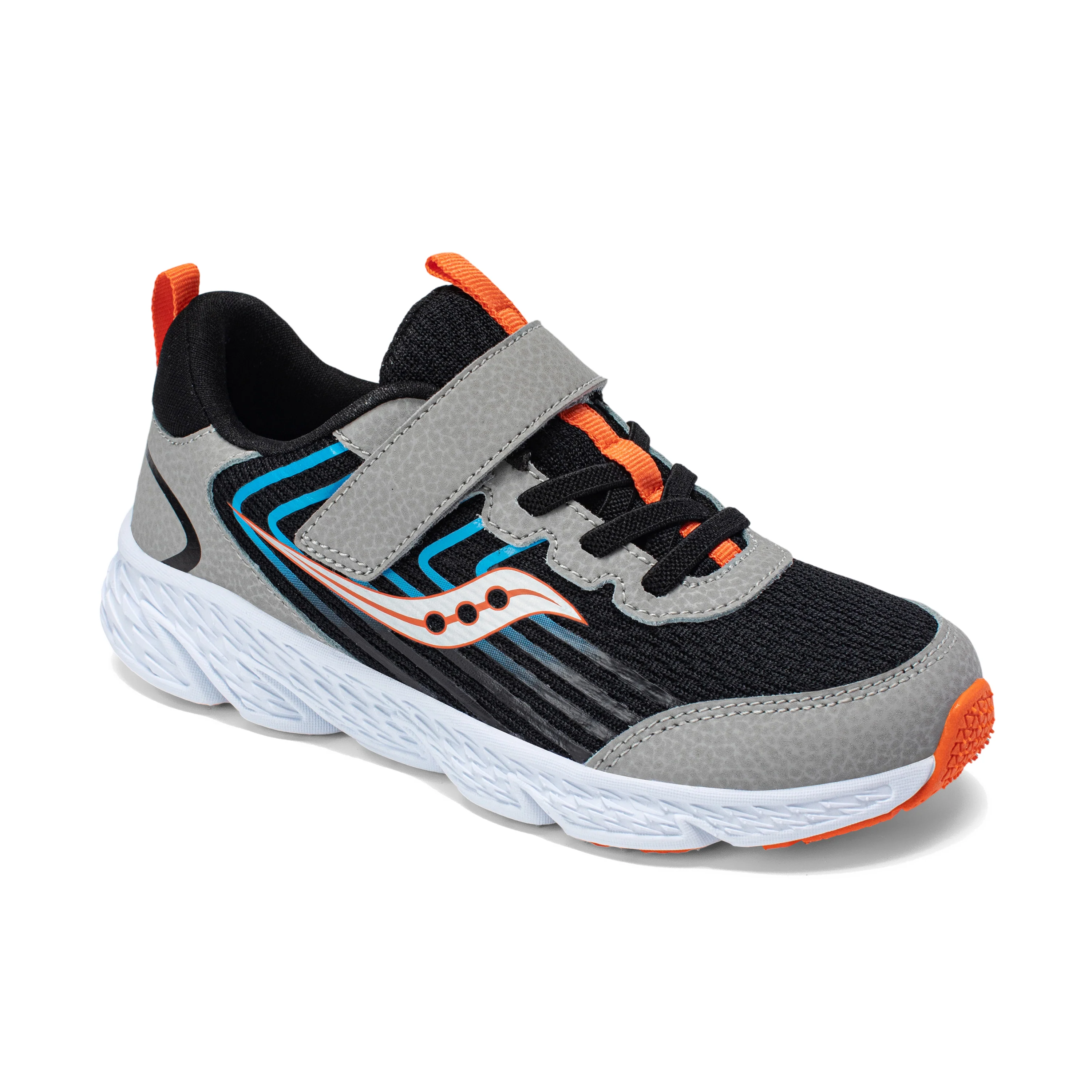 Wind 3.0 A/C Sneaker - Big Kid Black/Grey - Image 2