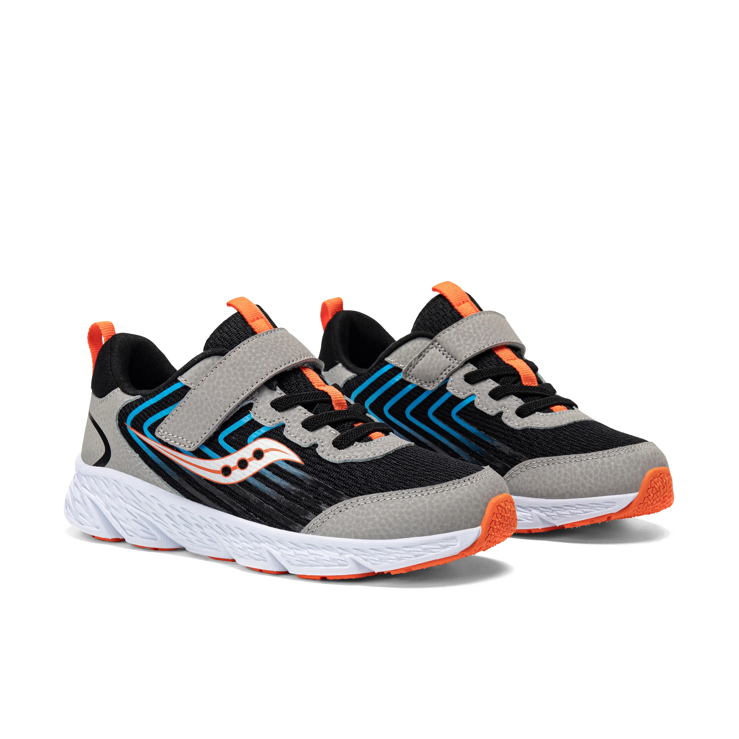 Wind 3.0 A/C Sneaker - Big Kid Black/Grey - Image 6
