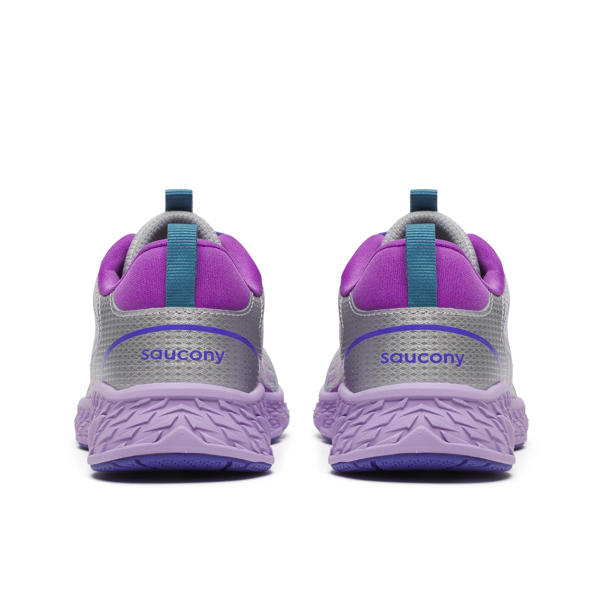 Wind 3.0 Sneaker - Big Kid Silver/Purple - Image 4