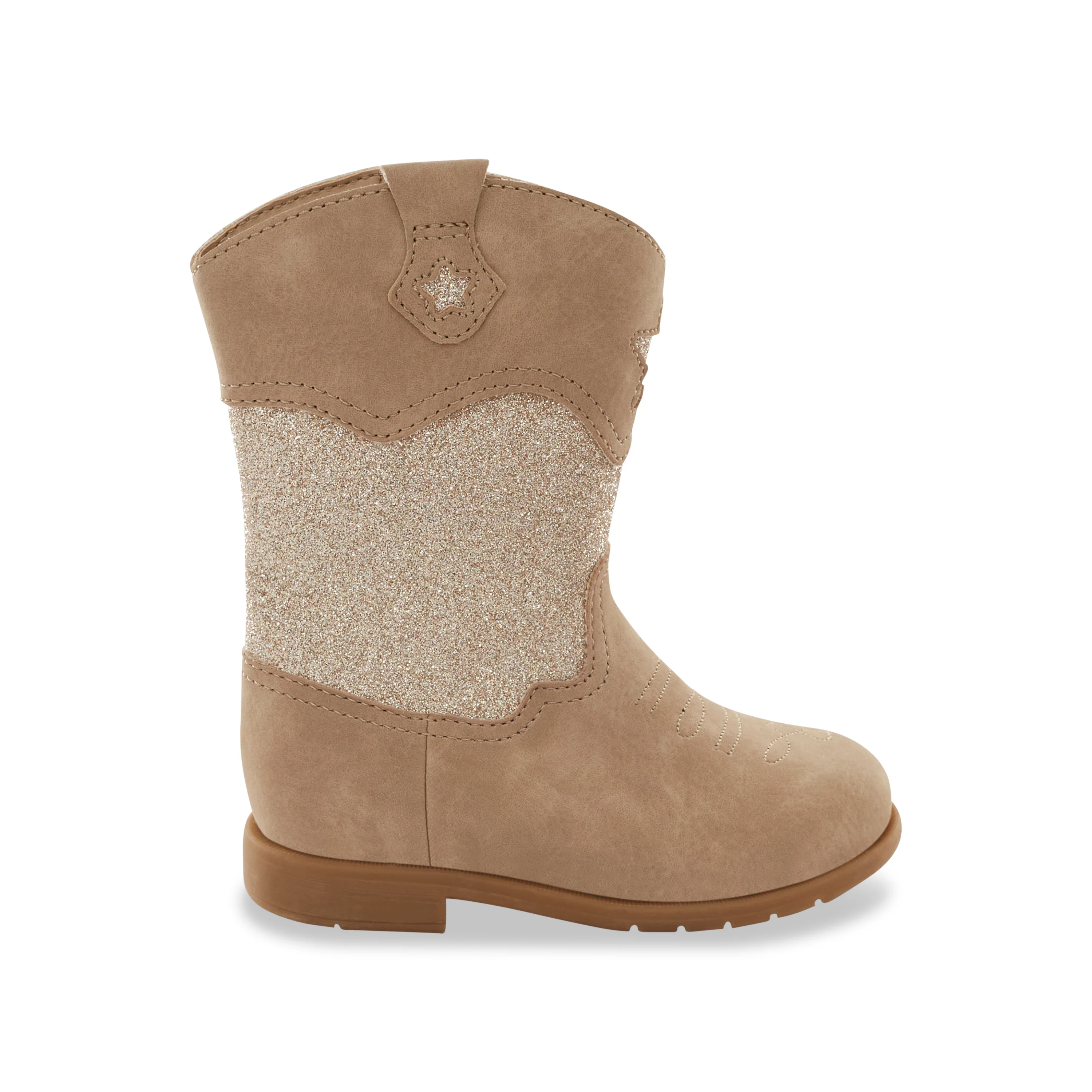 Wynona Western Boot - Big Kid Taupe - Image 13