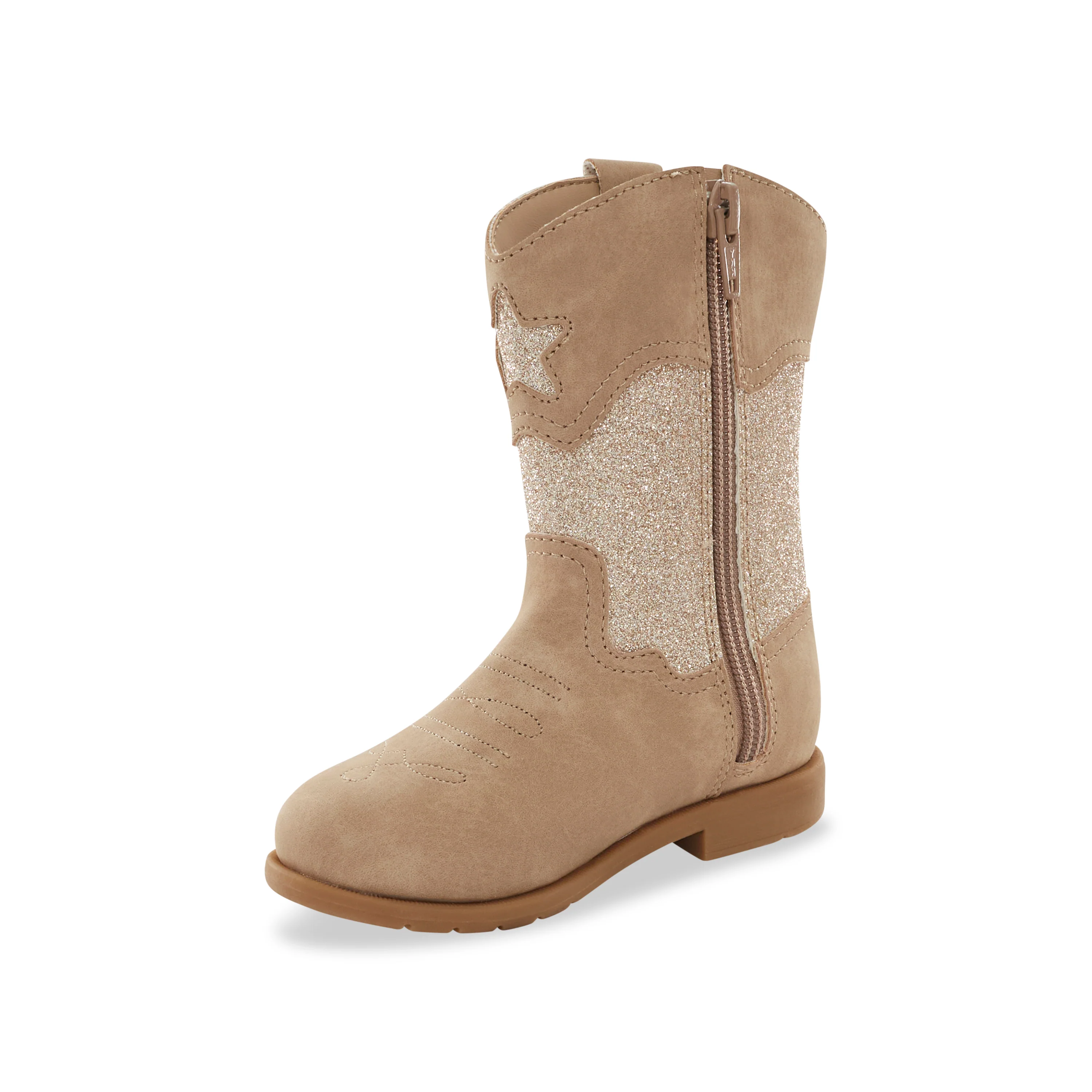Wynona Western Boot - Little Kid Taupe - Image 10
