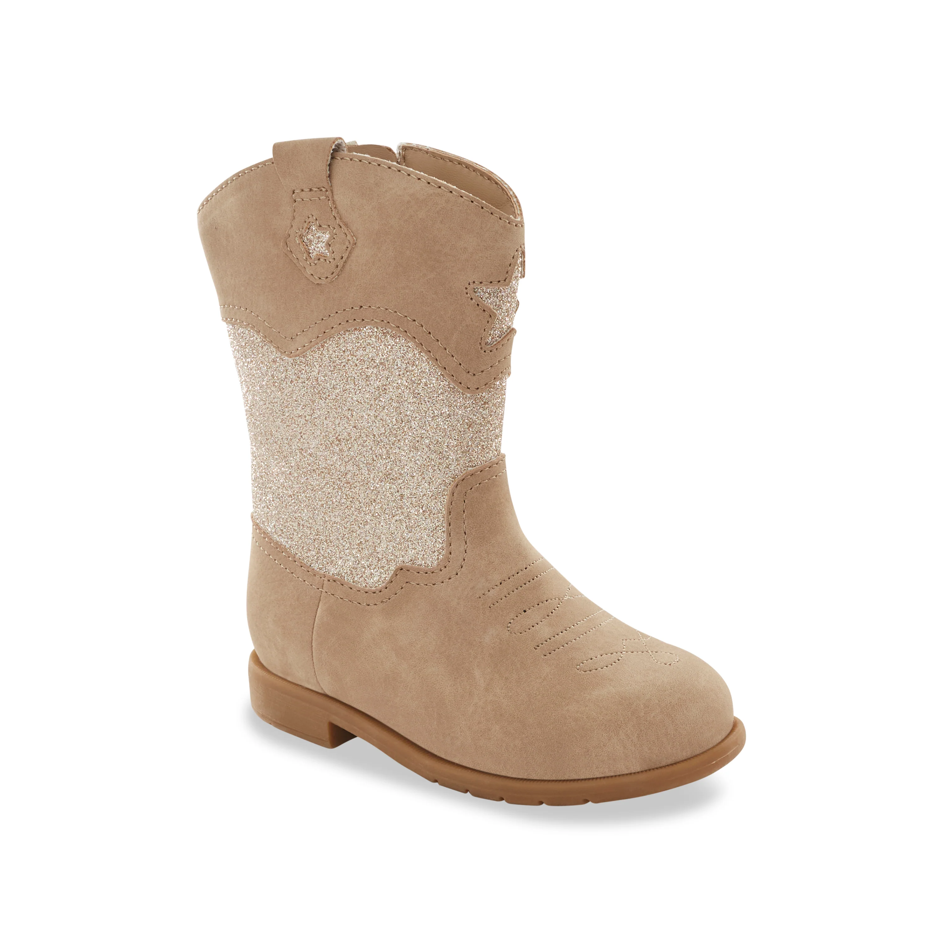 Wynona Western Boot - Little Kid Taupe - Image 4
