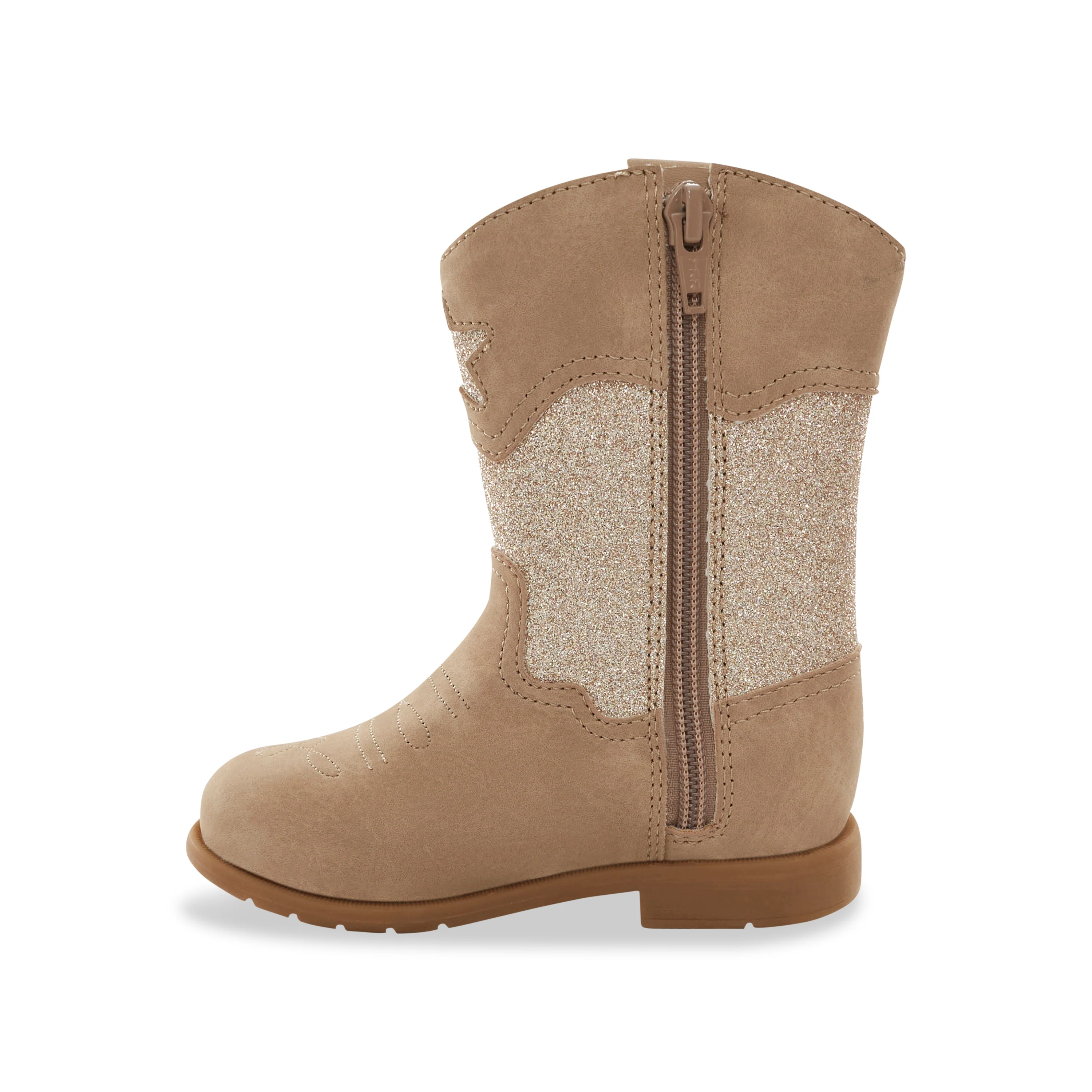 Wynona Western Boot - Little Kid Taupe - Image 9